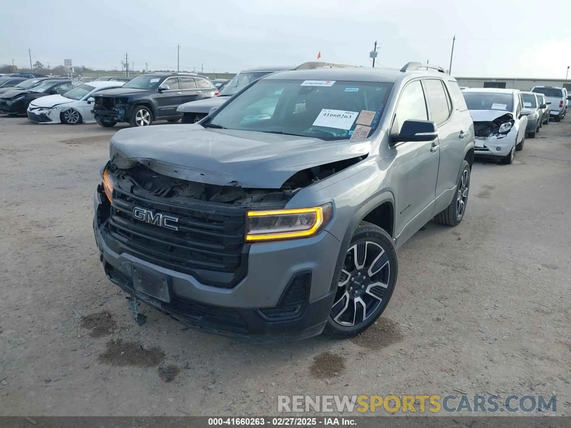 2 Photograph of a damaged car 1GKKNKLSXMZ159150 GMC ACADIA 2021