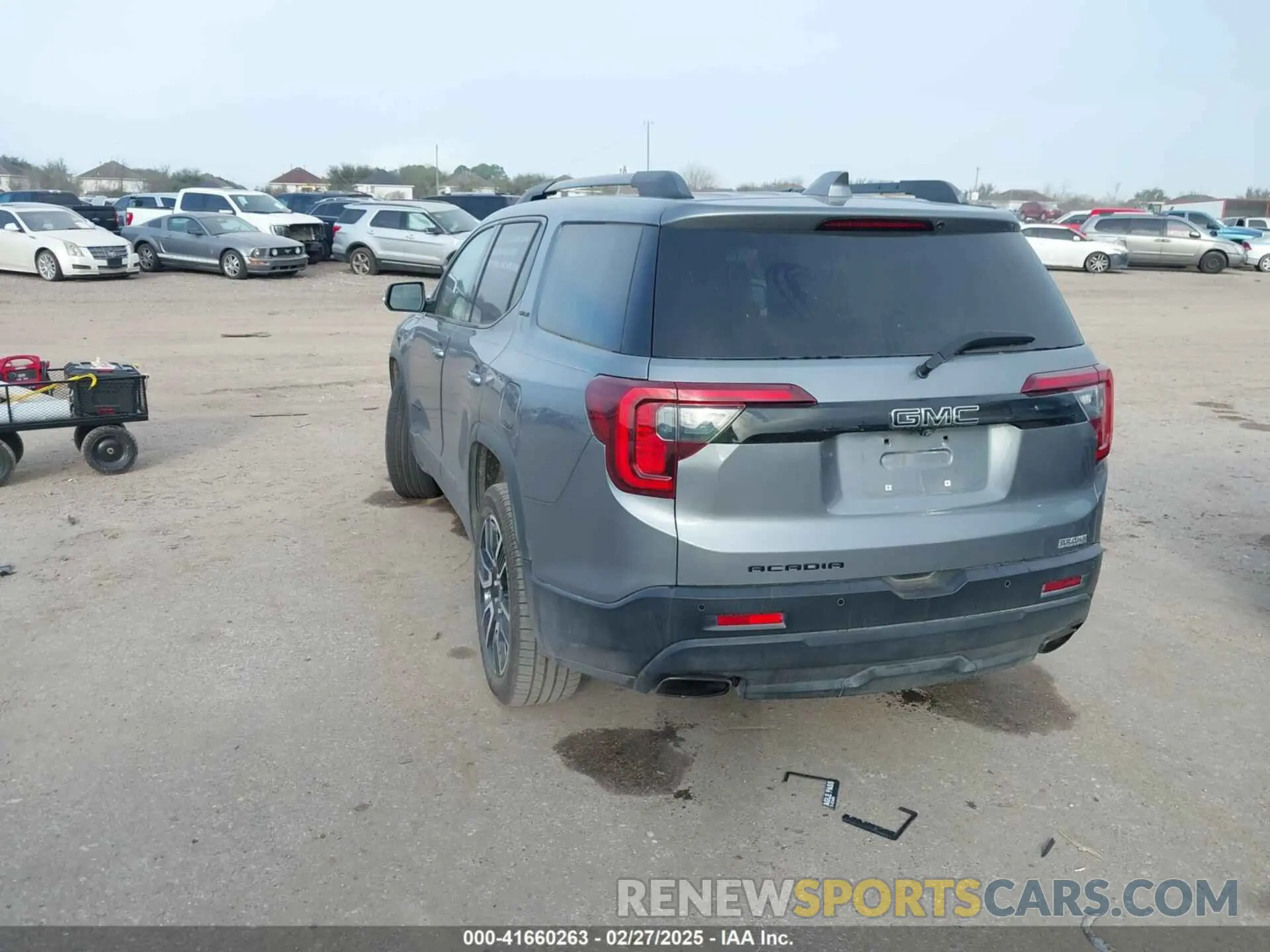3 Photograph of a damaged car 1GKKNKLSXMZ159150 GMC ACADIA 2021