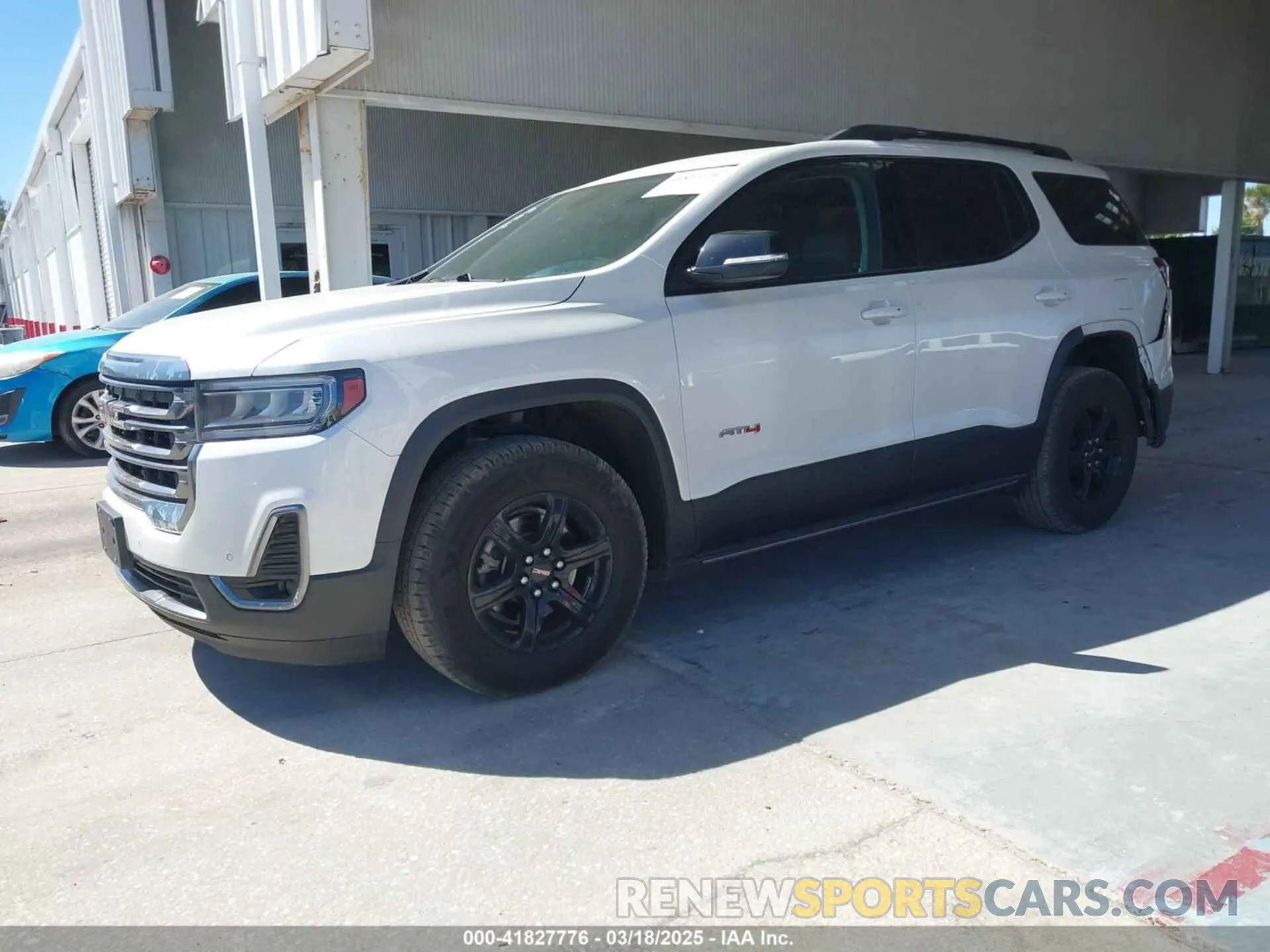 2 Photograph of a damaged car 1GKKNLLS0MZ102445 GMC ACADIA 2021