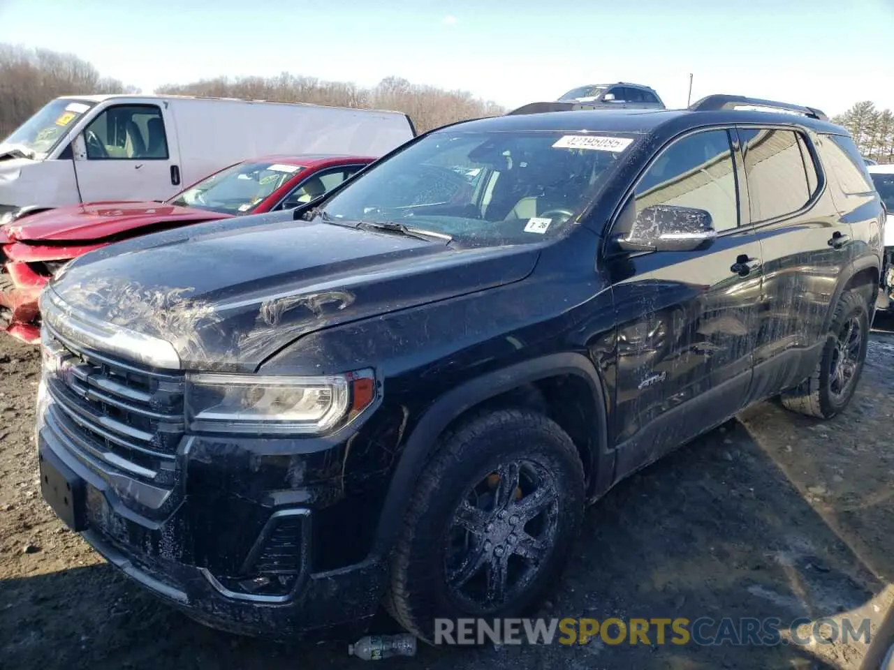 1 Photograph of a damaged car 1GKKNLLS0MZ235738 GMC ACADIA 2021