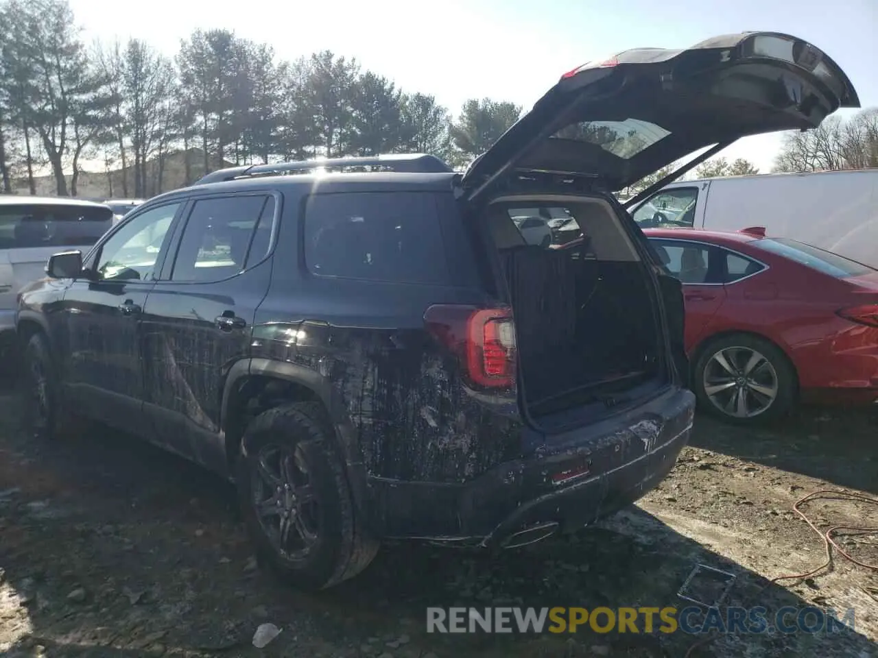 2 Photograph of a damaged car 1GKKNLLS0MZ235738 GMC ACADIA 2021