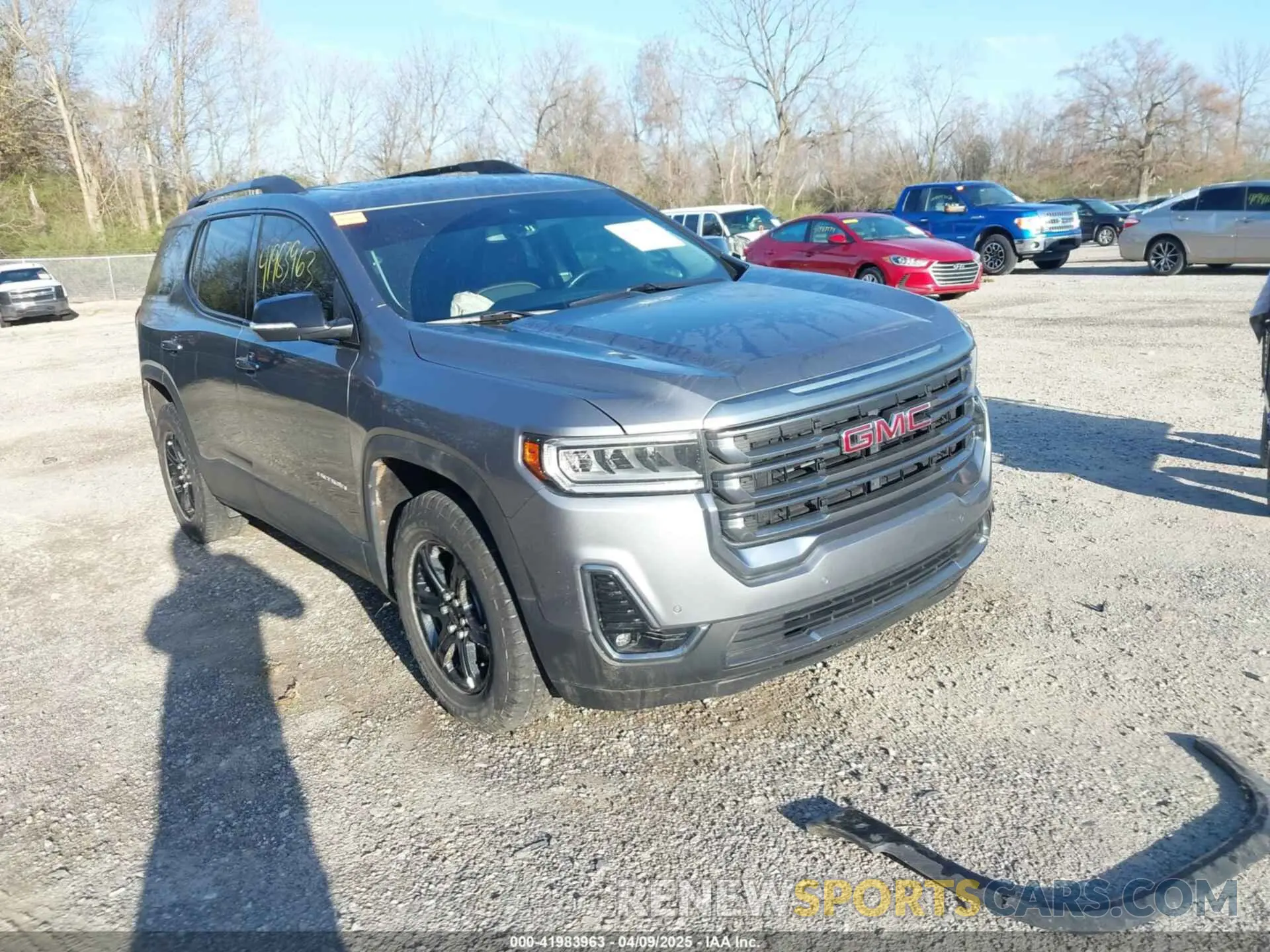 1 Photograph of a damaged car 1GKKNLLS4MZ166651 GMC ACADIA 2021