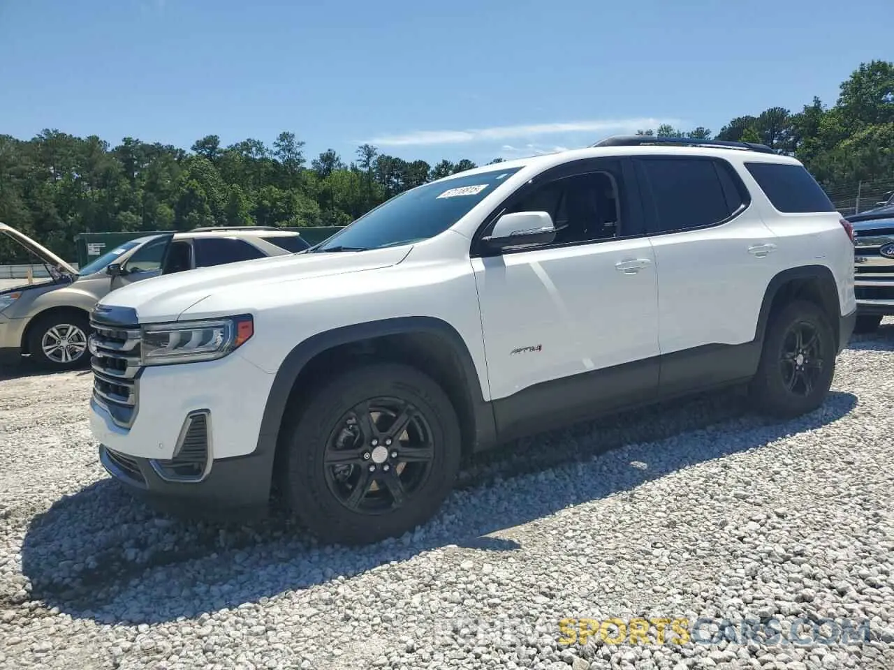 1 Photograph of a damaged car 1GKKNLLS7MZ196436 GMC ACADIA 2021