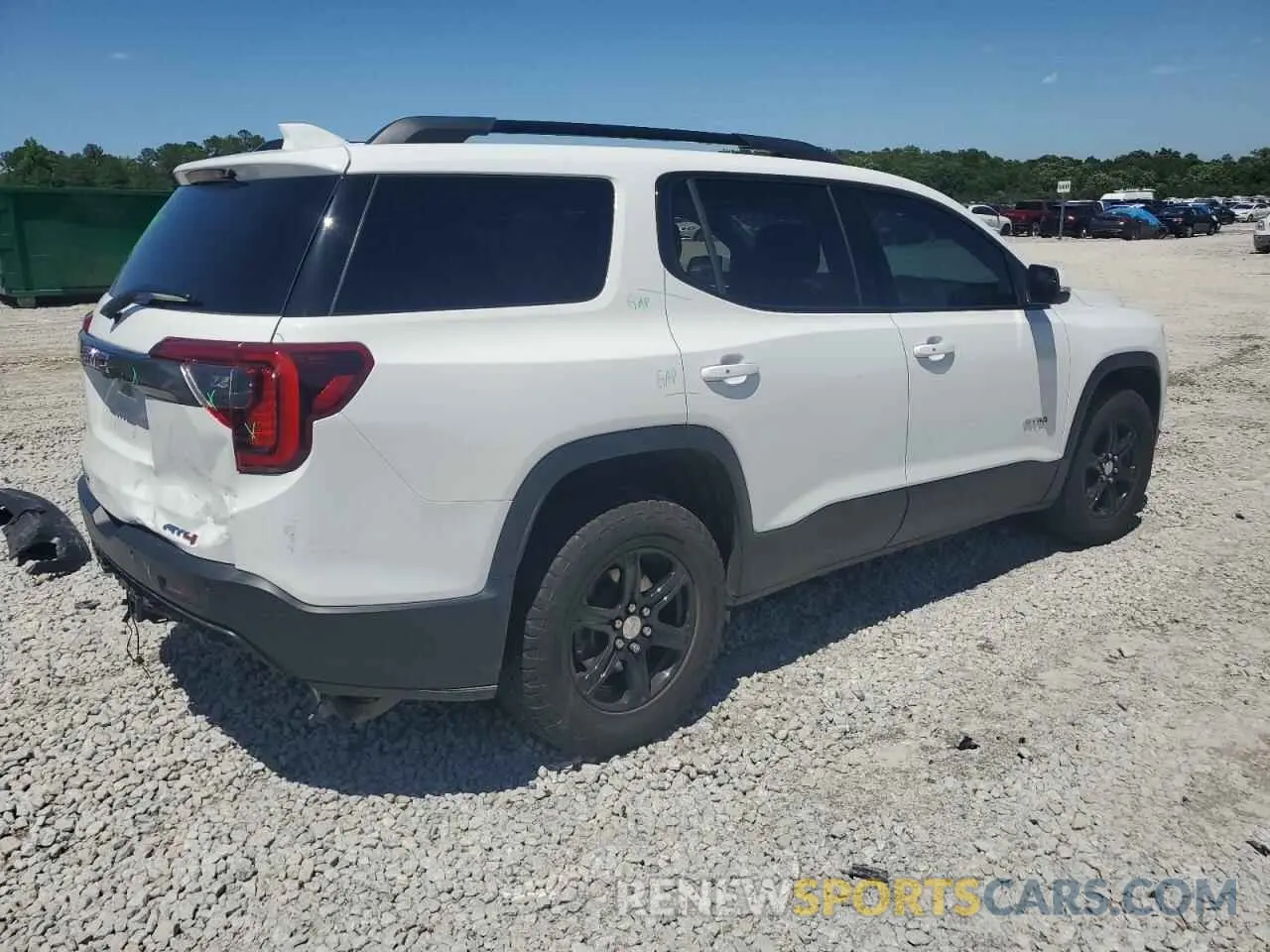 3 Photograph of a damaged car 1GKKNLLS7MZ196436 GMC ACADIA 2021