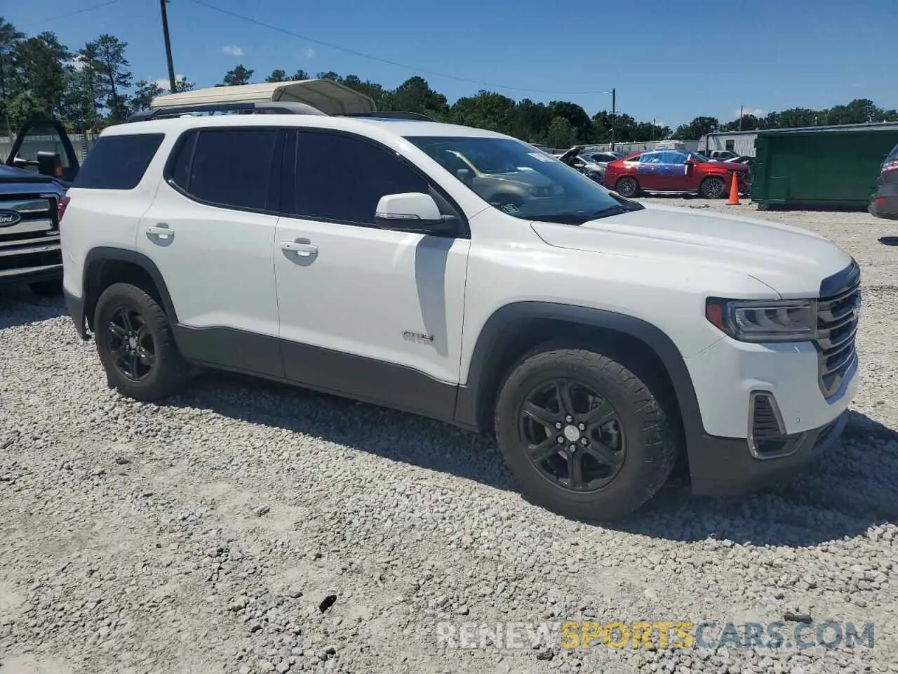 4 Photograph of a damaged car 1GKKNLLS7MZ196436 GMC ACADIA 2021