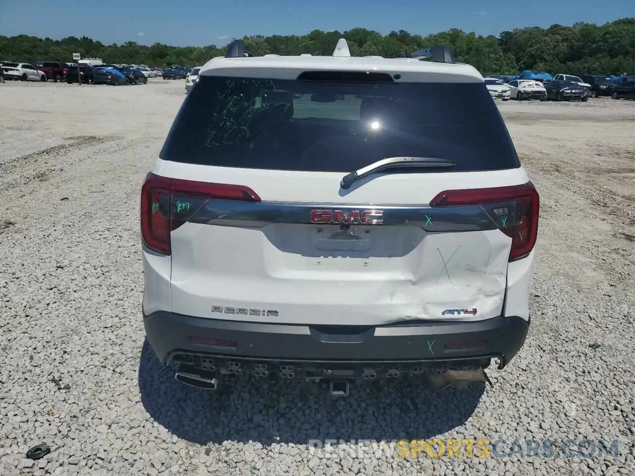 6 Photograph of a damaged car 1GKKNLLS7MZ196436 GMC ACADIA 2021
