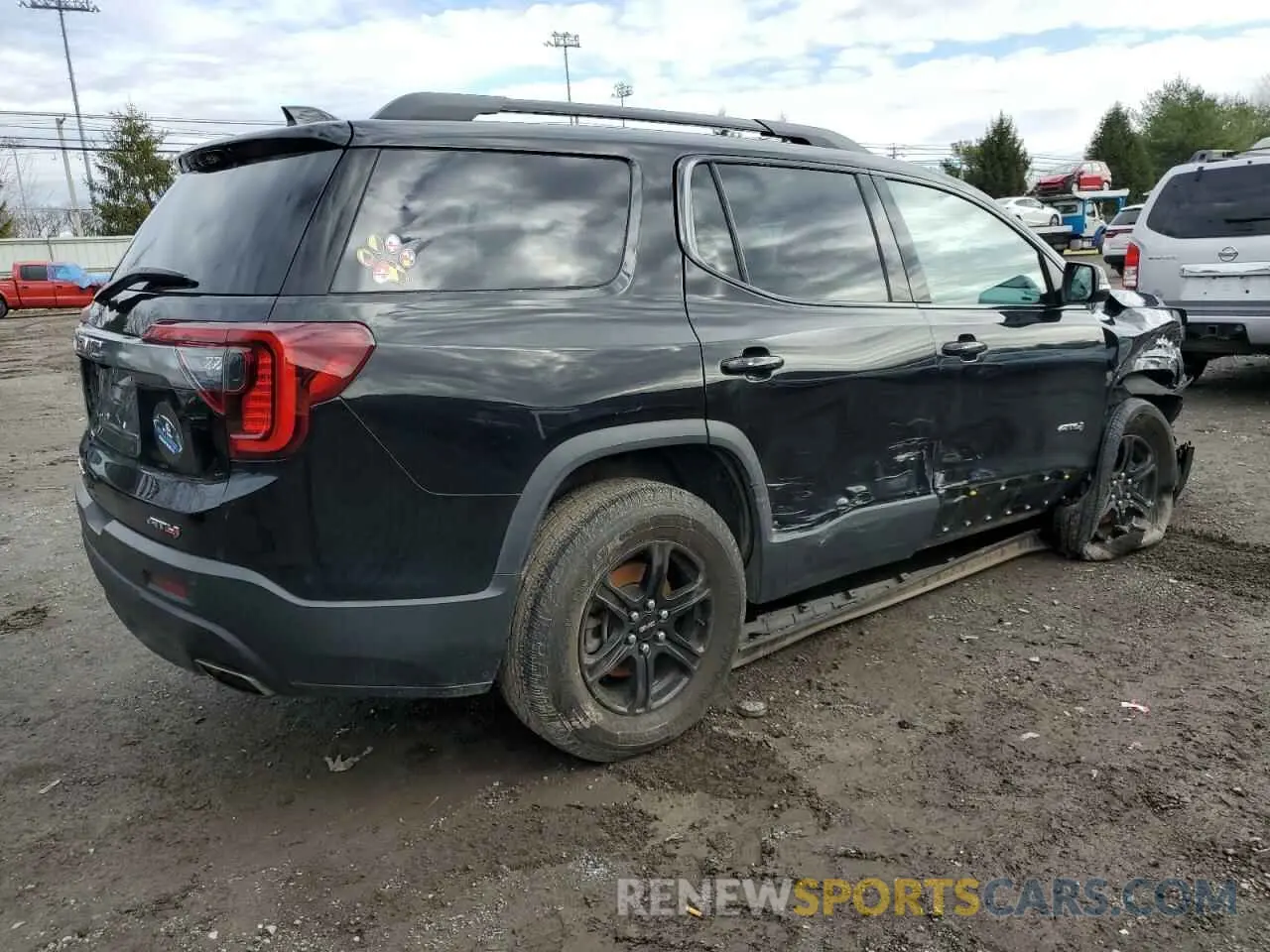 3 Photograph of a damaged car 1GKKNLLS9MZ184594 GMC ACADIA 2021