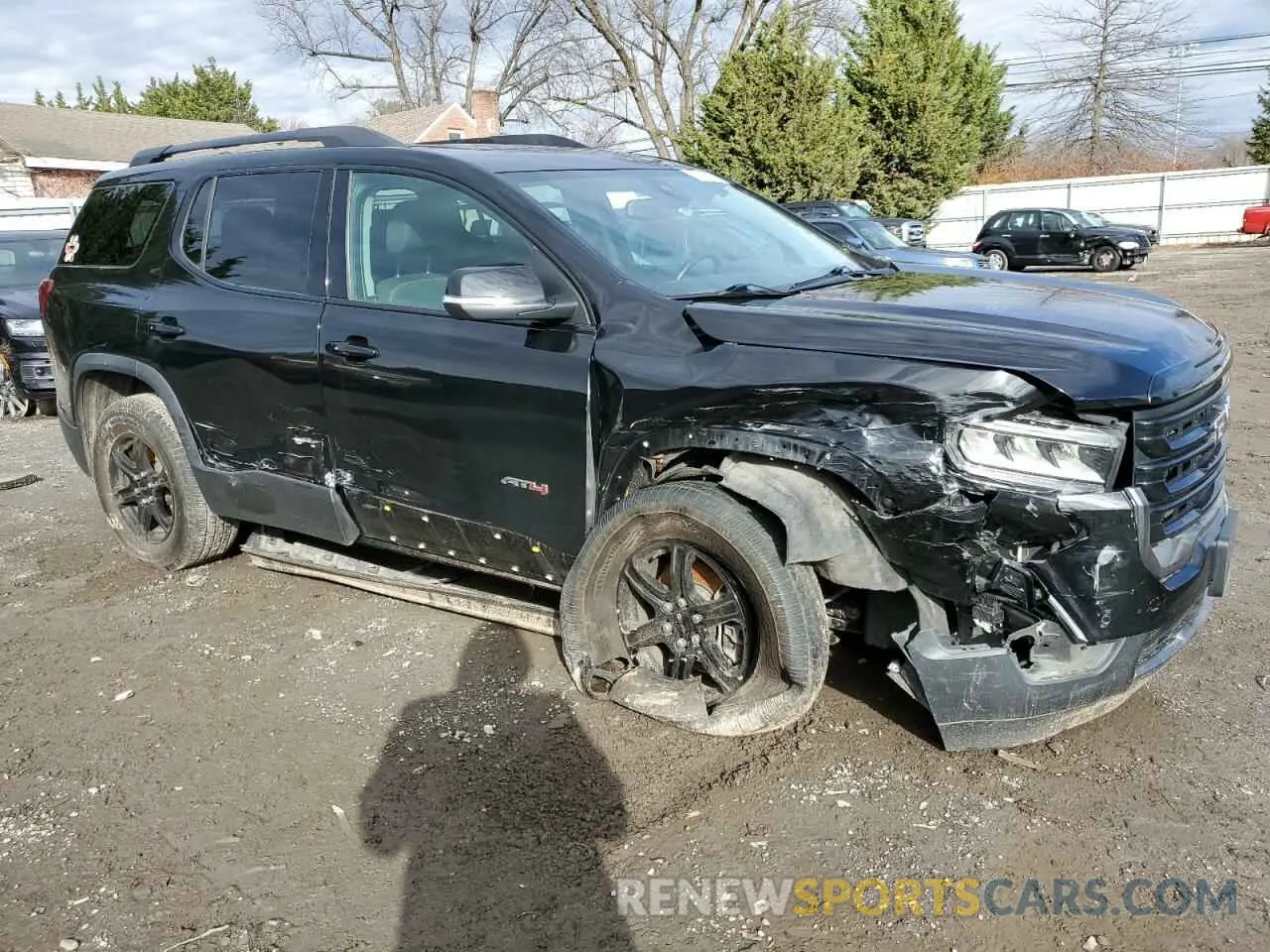 4 Photograph of a damaged car 1GKKNLLS9MZ184594 GMC ACADIA 2021