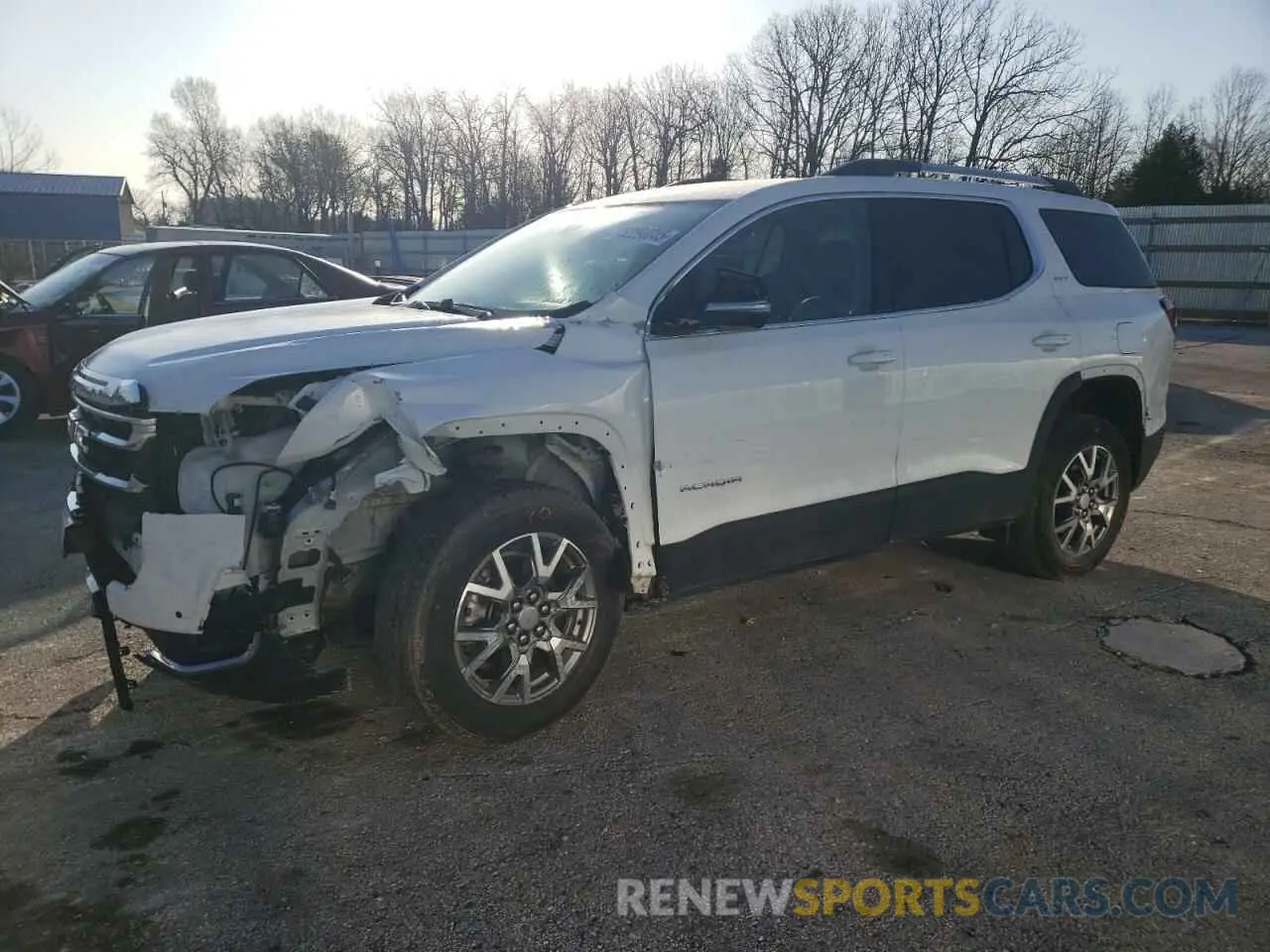 1 Photograph of a damaged car 1GKKNML41MZ226117 GMC ACADIA 2021