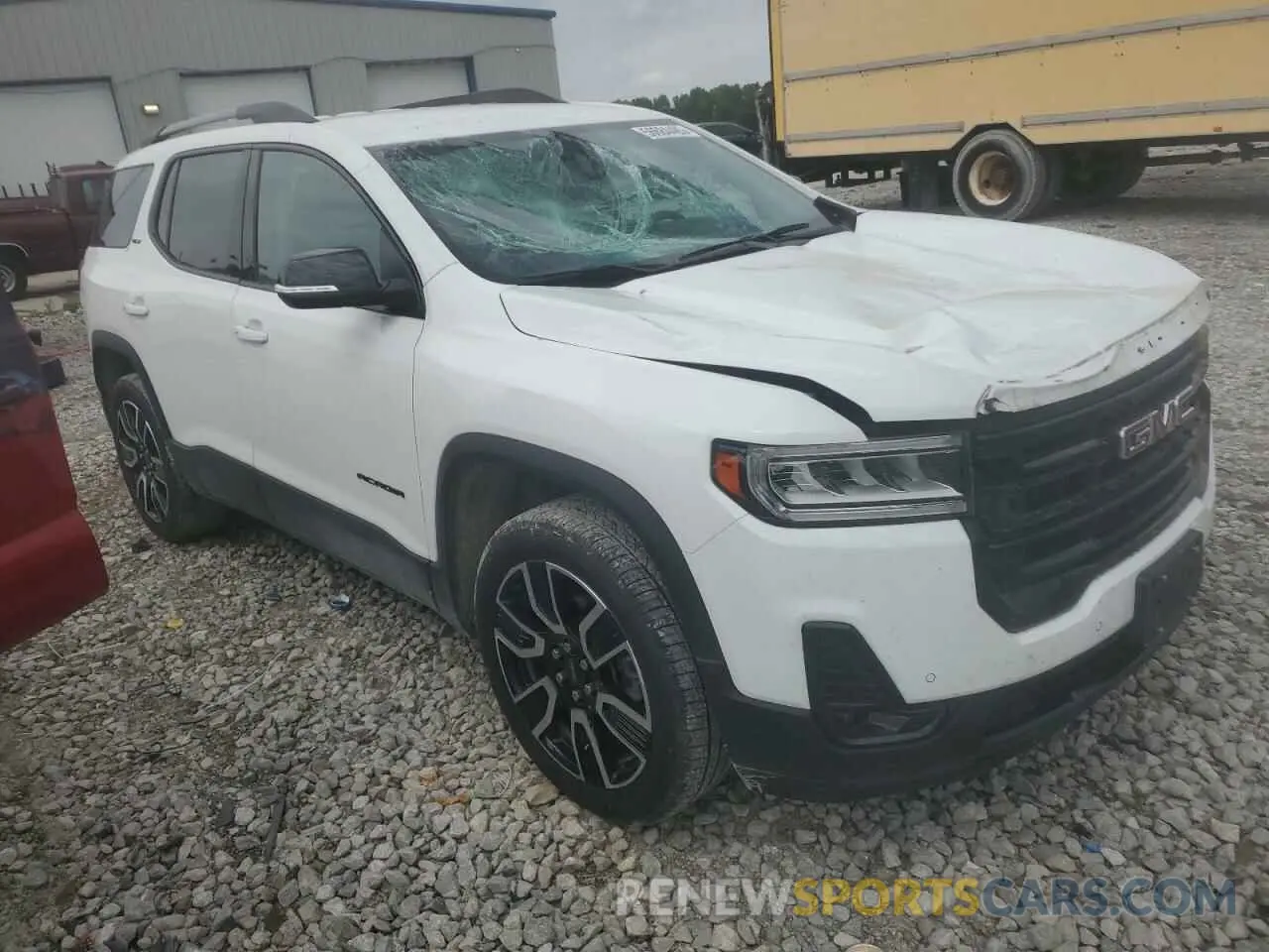4 Photograph of a damaged car 1GKKNML42MZ154263 GMC ACADIA 2021
