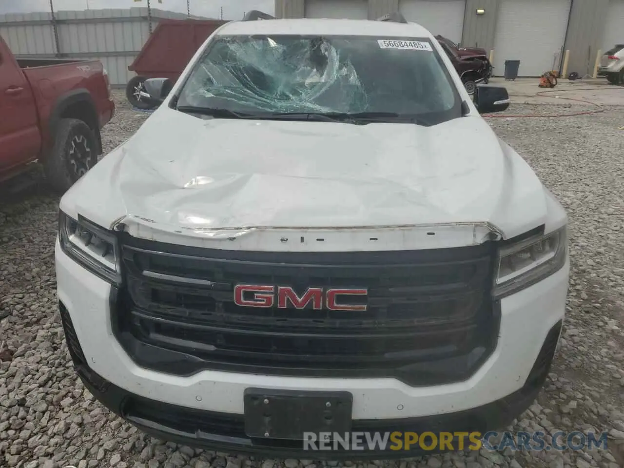 5 Photograph of a damaged car 1GKKNML42MZ154263 GMC ACADIA 2021