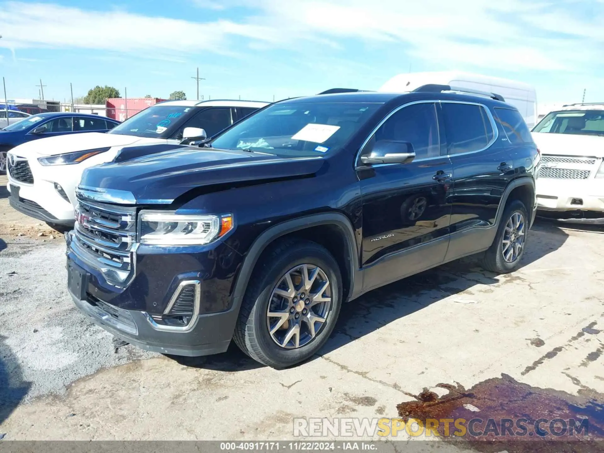 2 Photograph of a damaged car 1GKKNML48MZ136091 GMC ACADIA 2021