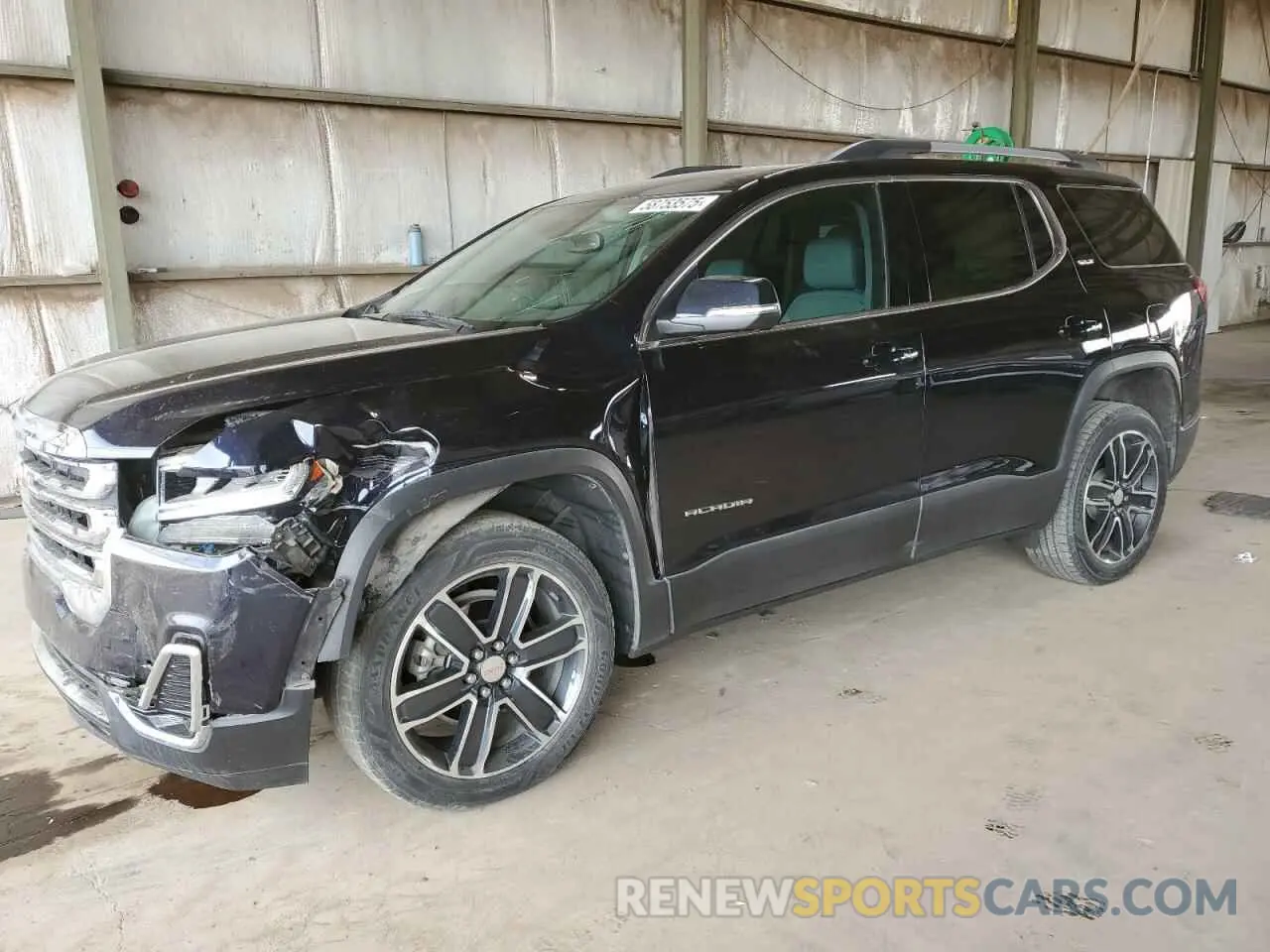 1 Photograph of a damaged car 1GKKNMLS0MZ134768 GMC ACADIA 2021