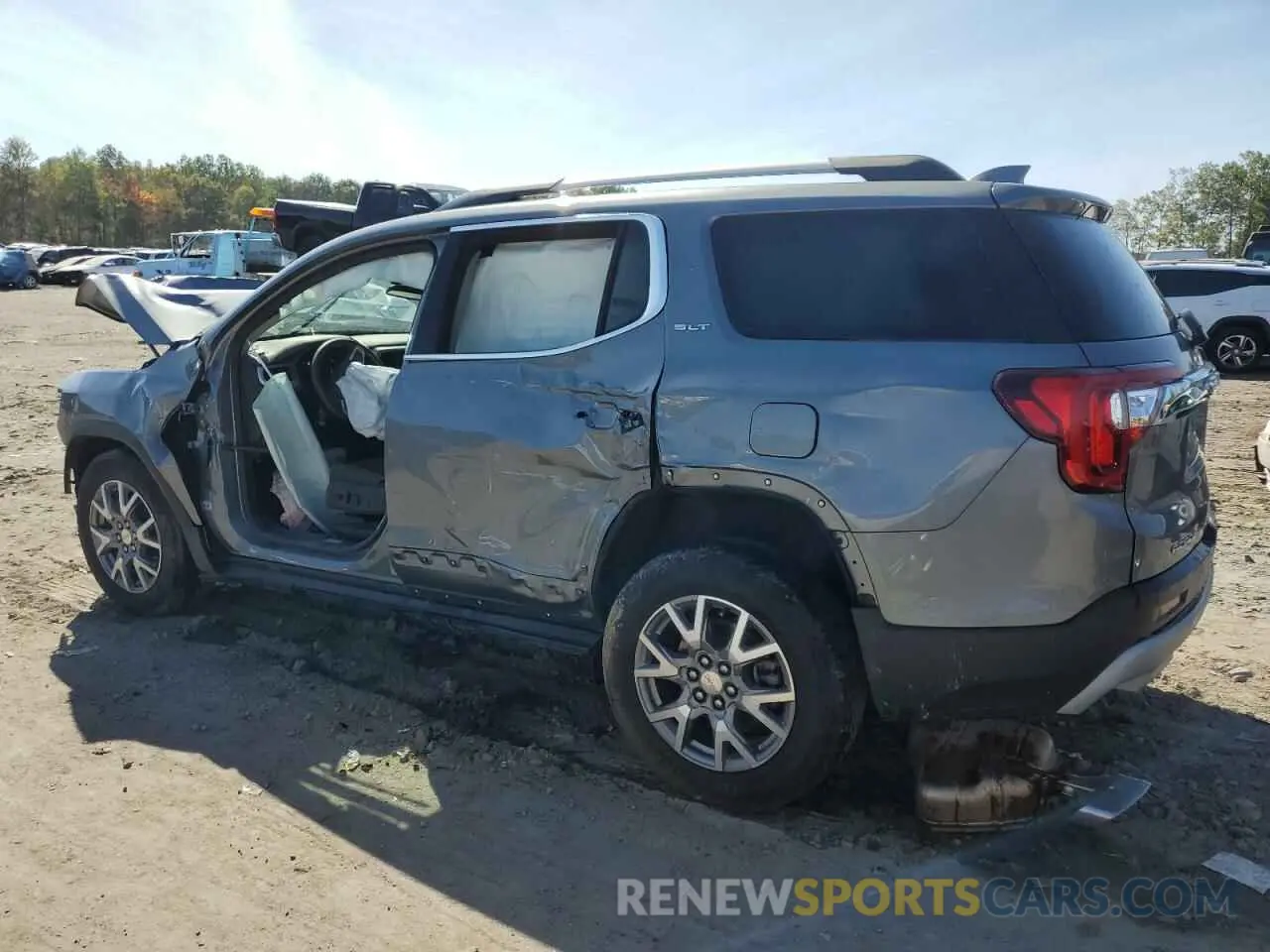 2 Photograph of a damaged car 1GKKNMLS1MZ159940 GMC ACADIA 2021
