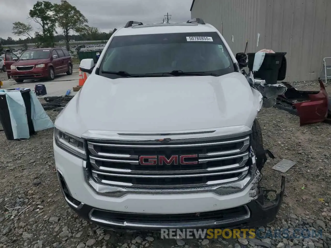 5 Photograph of a damaged car 1GKKNMLS1MZ234345 GMC ACADIA 2021