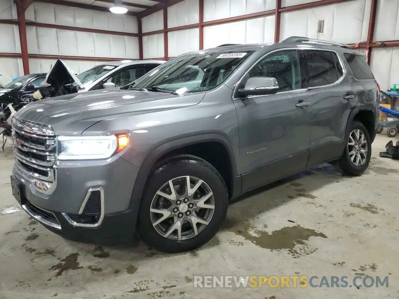 1 Photograph of a damaged car 1GKKNMLS4MZ147913 GMC ACADIA 2021