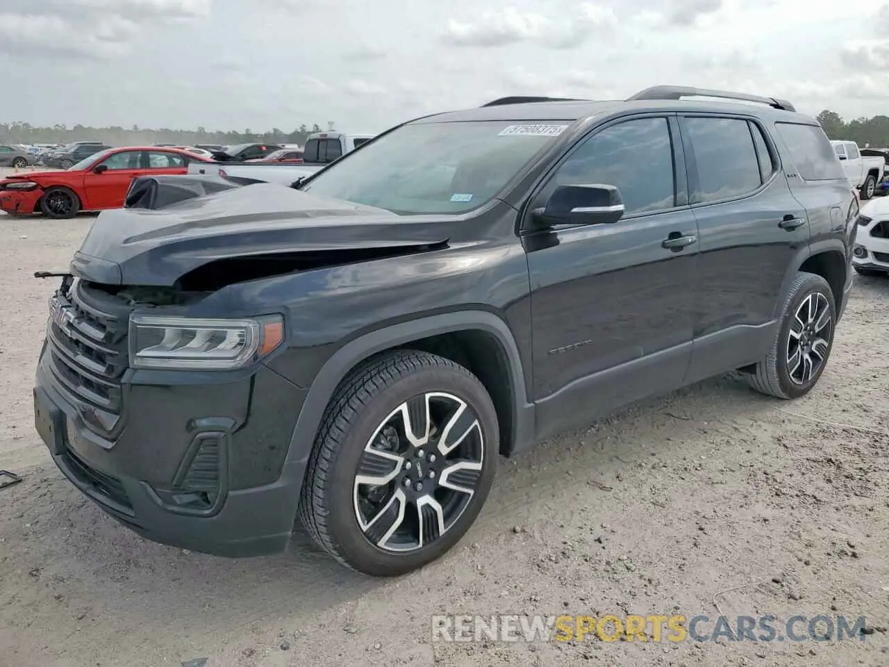 1 Photograph of a damaged car 1GKKNMLS4MZ157180 GMC ACADIA 2021