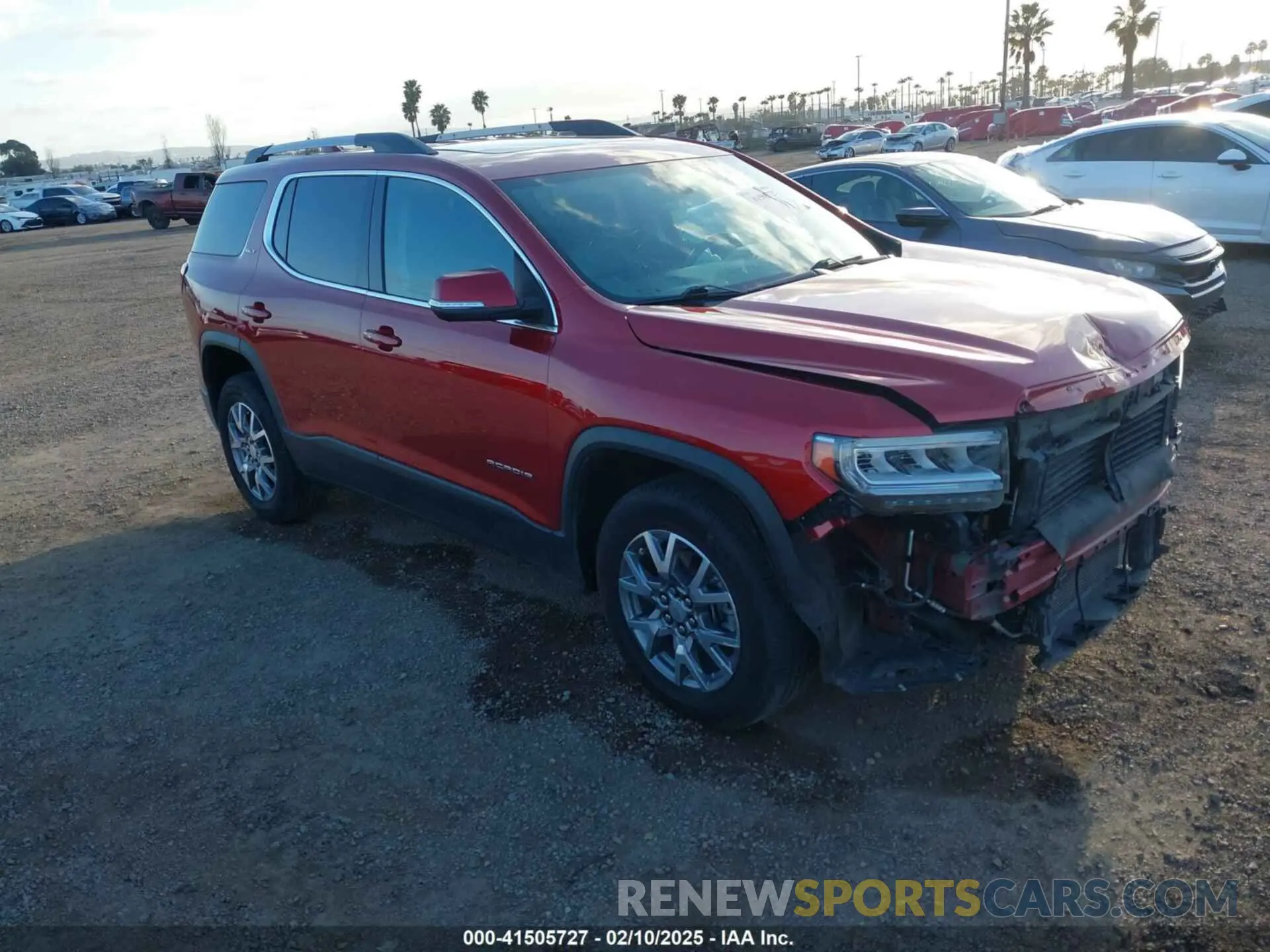 1 Photograph of a damaged car 1GKKNMLS5MZ175445 GMC ACADIA 2021