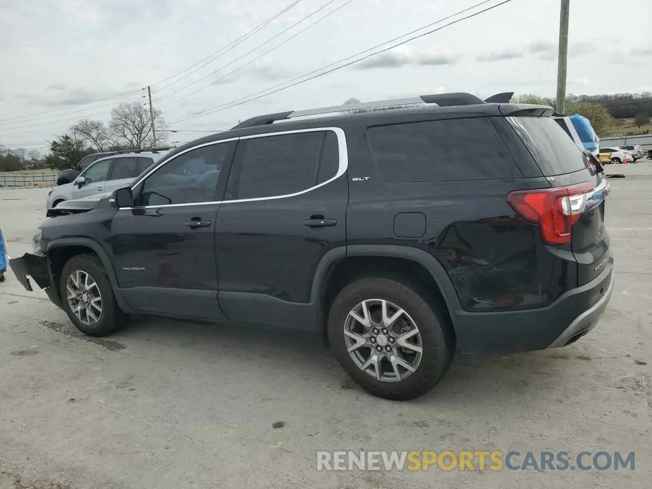 2 Photograph of a damaged car 1GKKNMLS7MZ147596 GMC ACADIA 2021