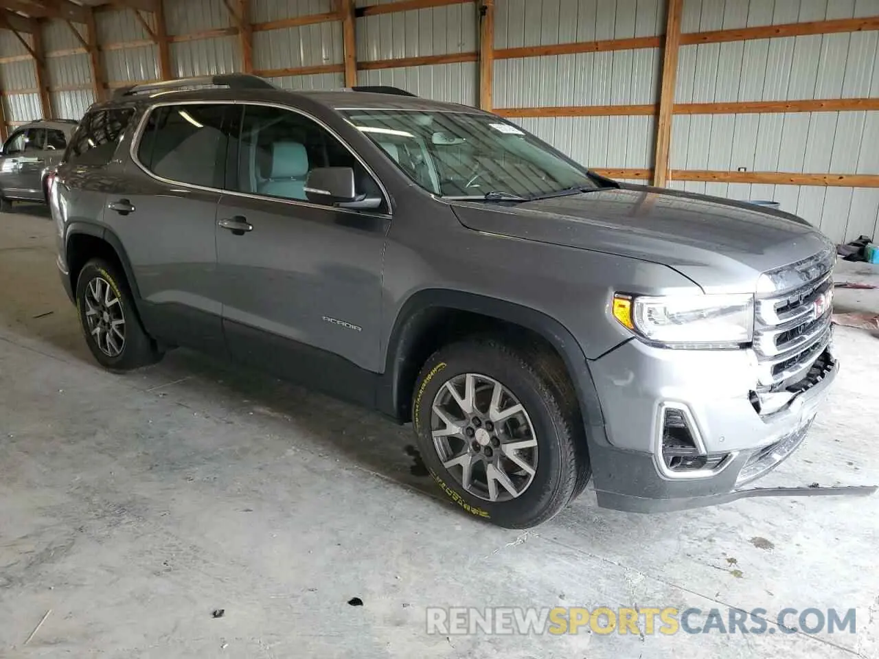 4 Photograph of a damaged car 1GKKNMLS9MZ102322 GMC ACADIA 2021