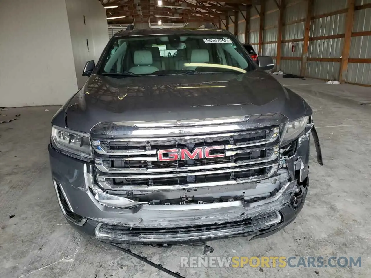 5 Photograph of a damaged car 1GKKNMLS9MZ102322 GMC ACADIA 2021