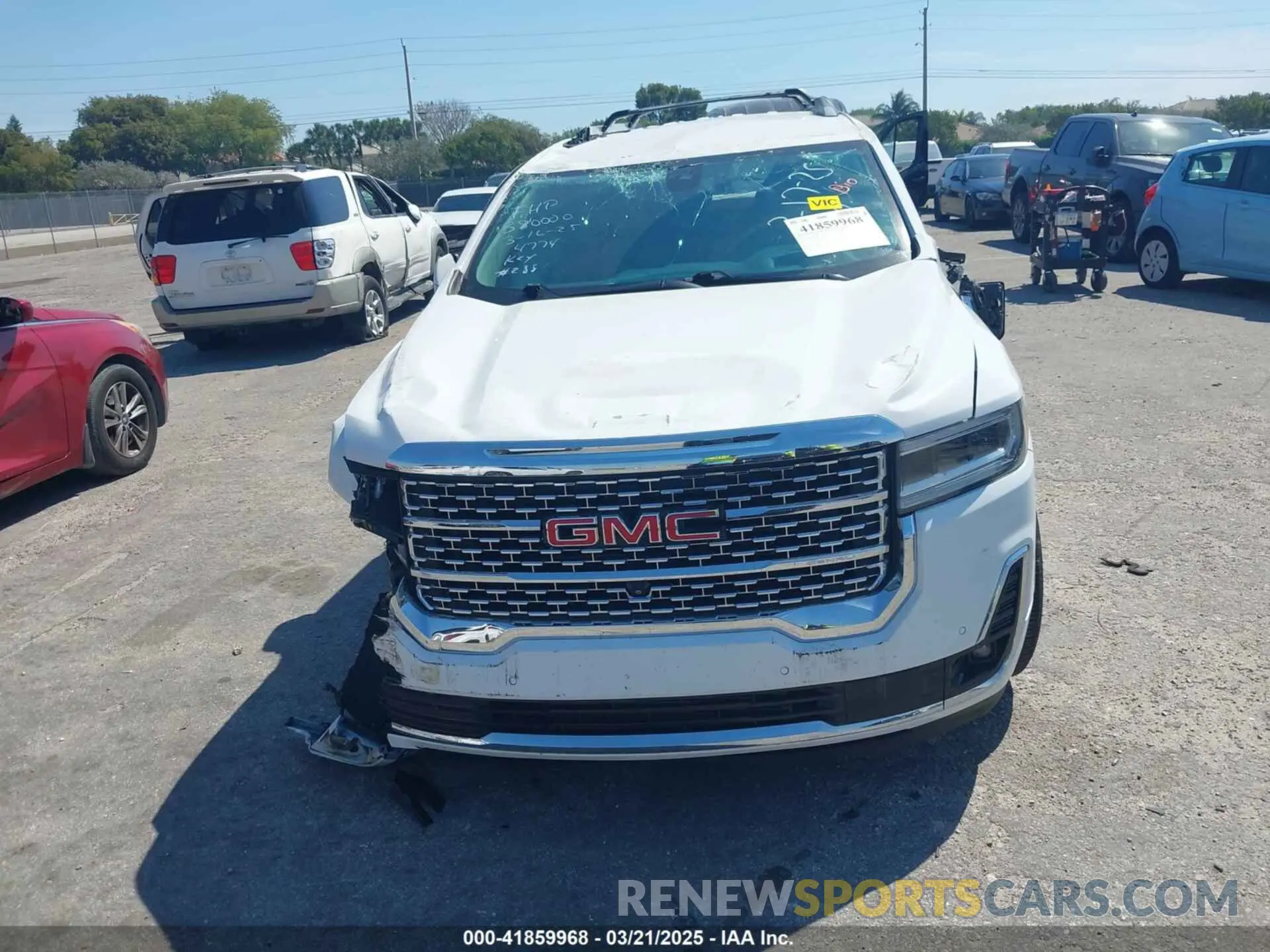 6 Photograph of a damaged car 1GKKNPLS9MZ124774 GMC ACADIA 2021
