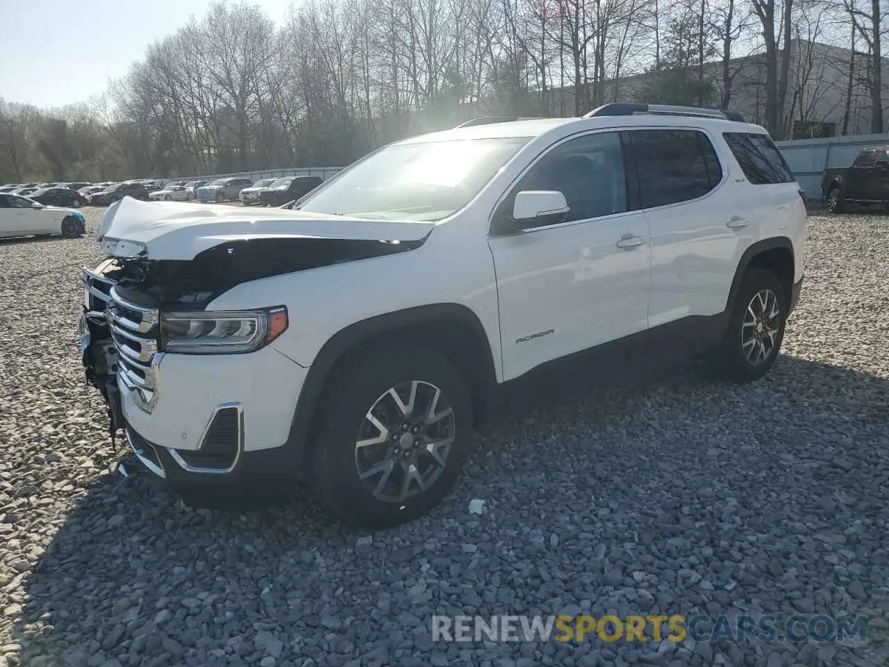 1 Photograph of a damaged car 1GKKNRL43MZ116618 GMC ACADIA 2021