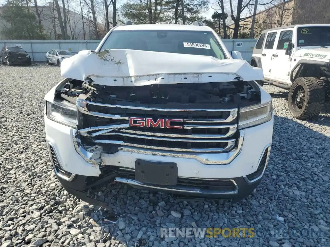 5 Photograph of a damaged car 1GKKNRL43MZ116618 GMC ACADIA 2021