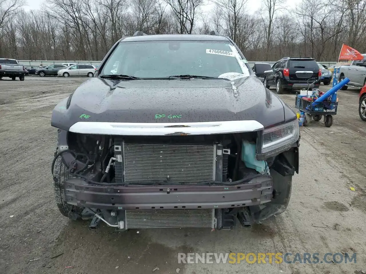 5 Photograph of a damaged car 1GKKNRLS1MZ114350 GMC ACADIA 2021