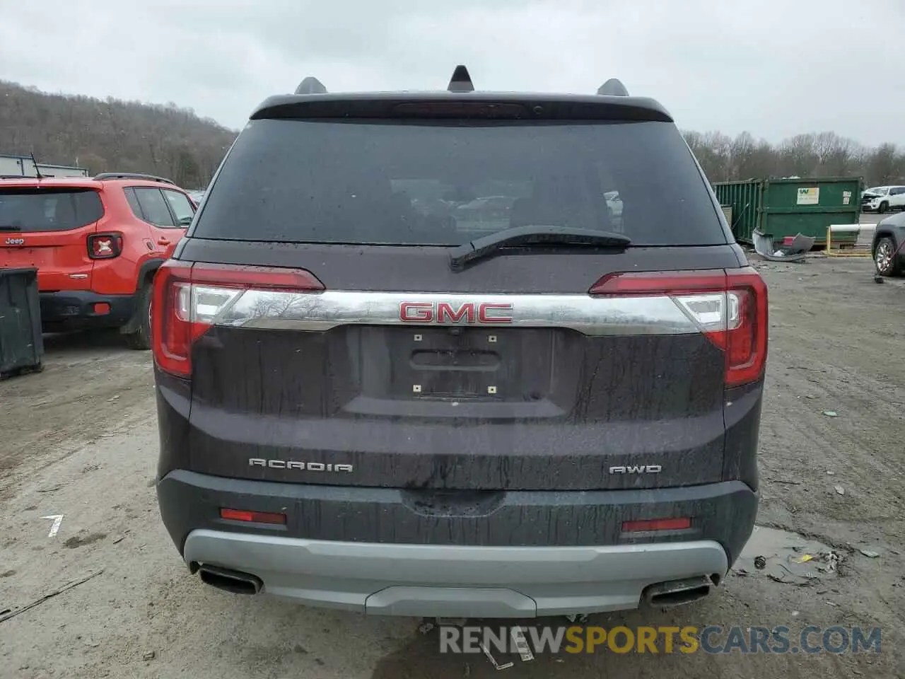 6 Photograph of a damaged car 1GKKNRLS1MZ114350 GMC ACADIA 2021