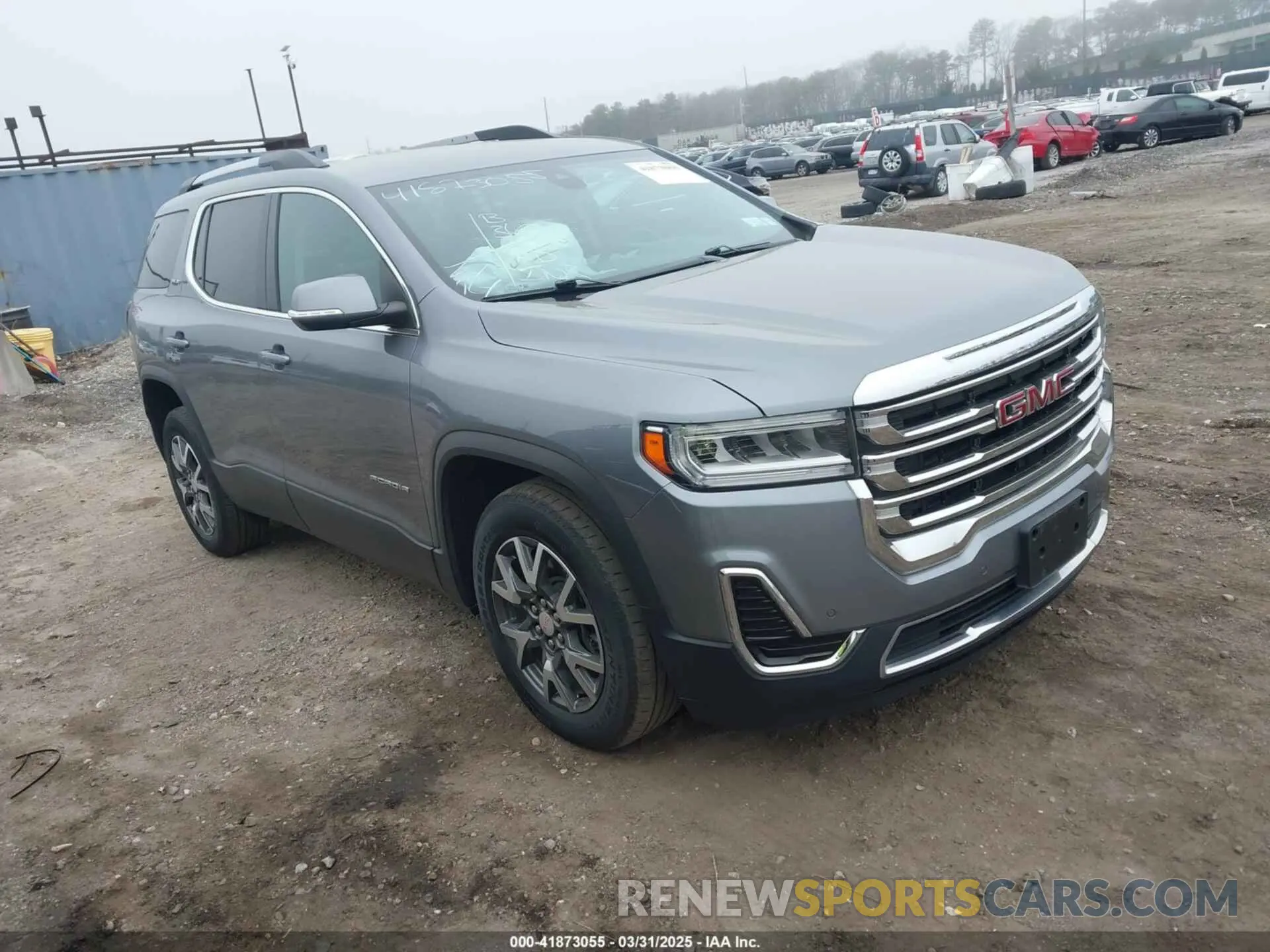 1 Photograph of a damaged car 1GKKNRLS7MZ108794 GMC ACADIA 2021