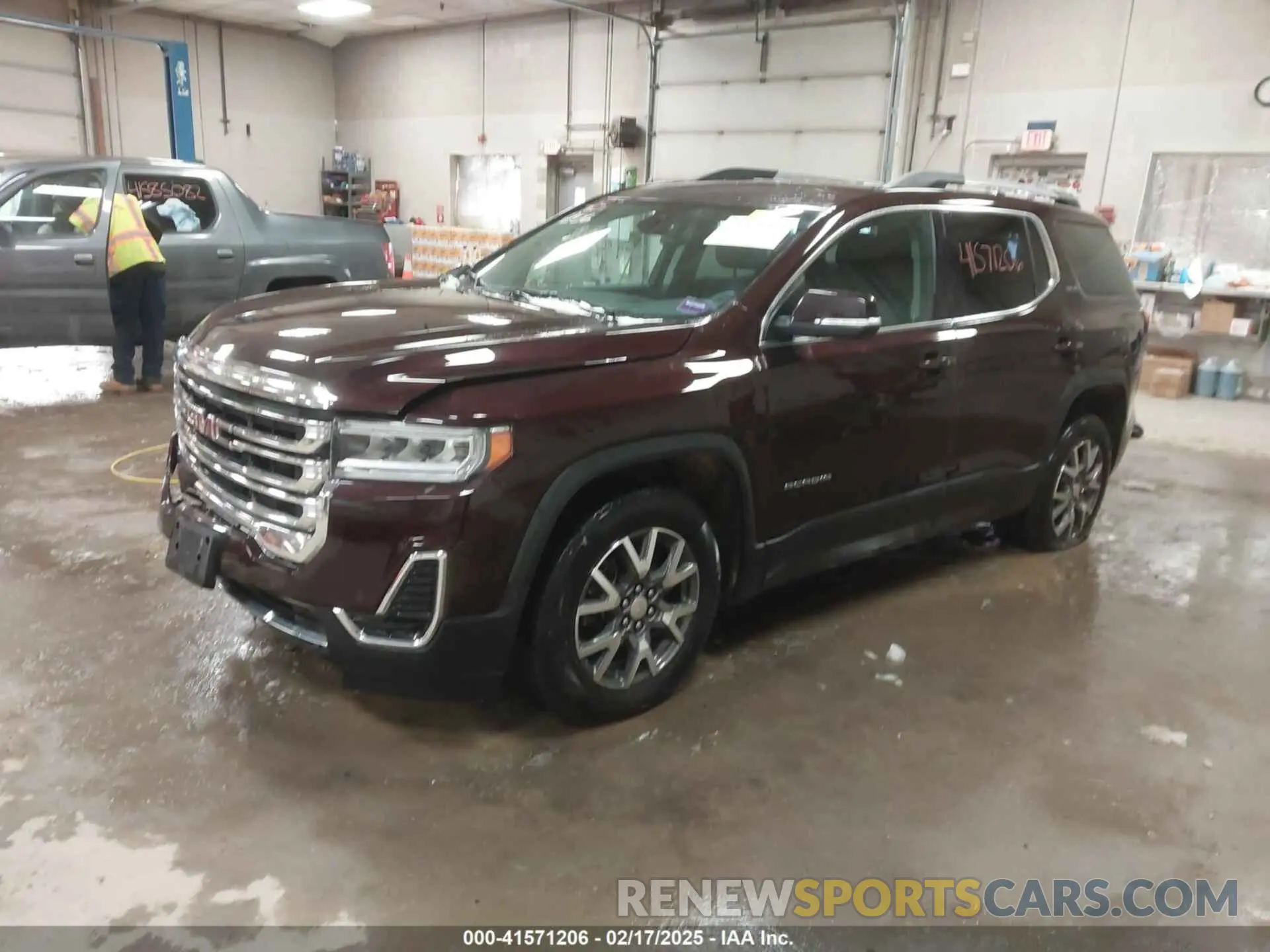 2 Photograph of a damaged car 1GKKNRLS9MZ113401 GMC ACADIA 2021