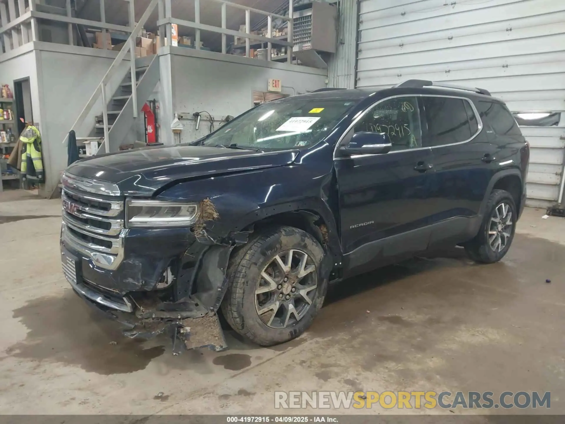 2 Photograph of a damaged car 1GKKNRLS9MZ199809 GMC ACADIA 2021