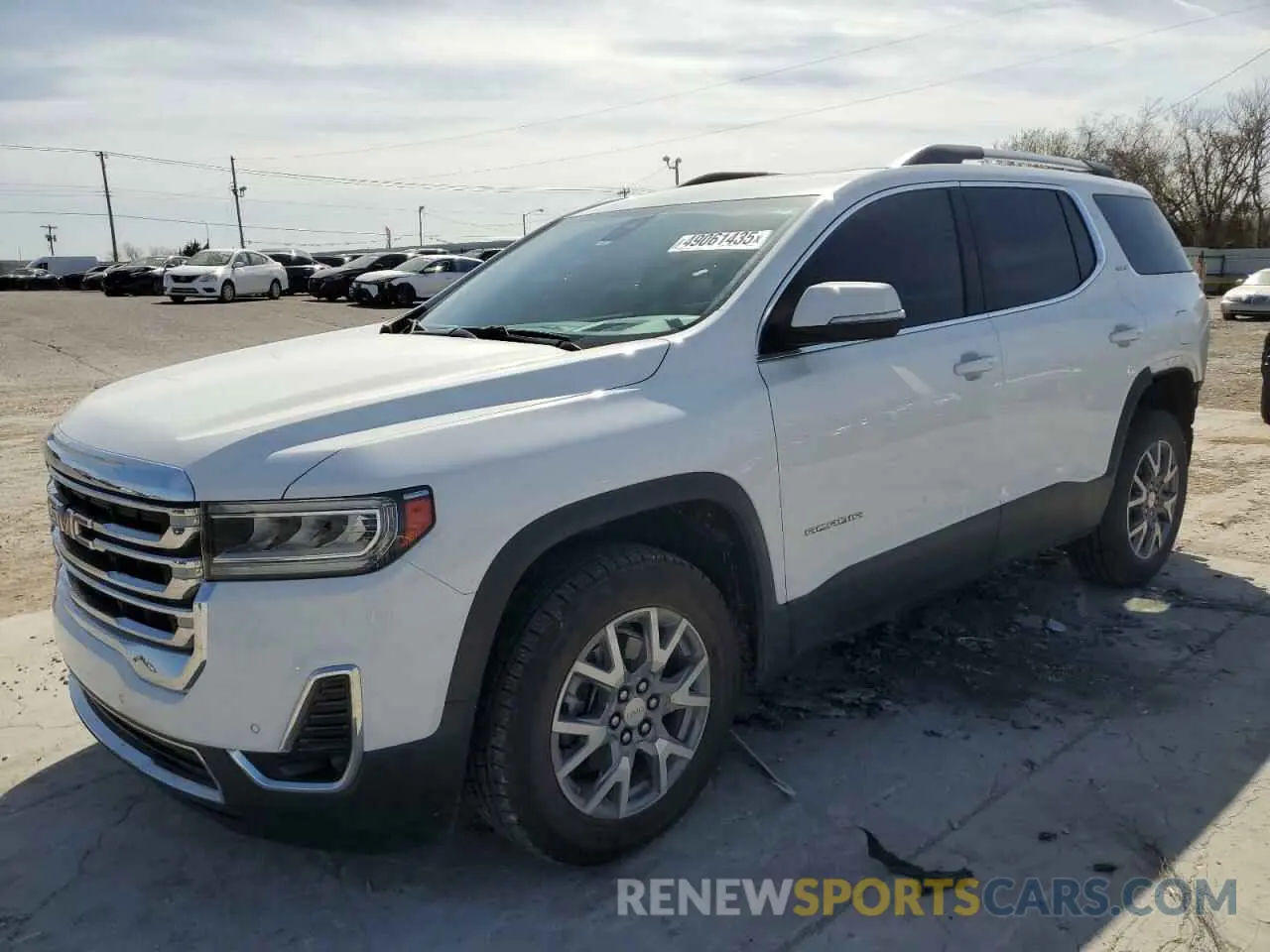 1 Photograph of a damaged car 1GKKNUL41MZ165416 GMC ACADIA 2021
