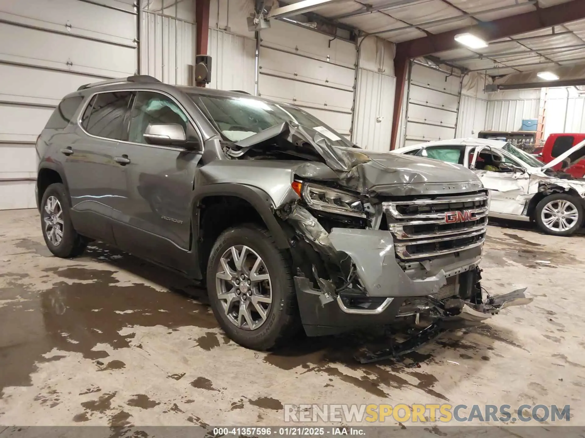1 Photograph of a damaged car 1GKKNULS4MZ116712 GMC ACADIA 2021