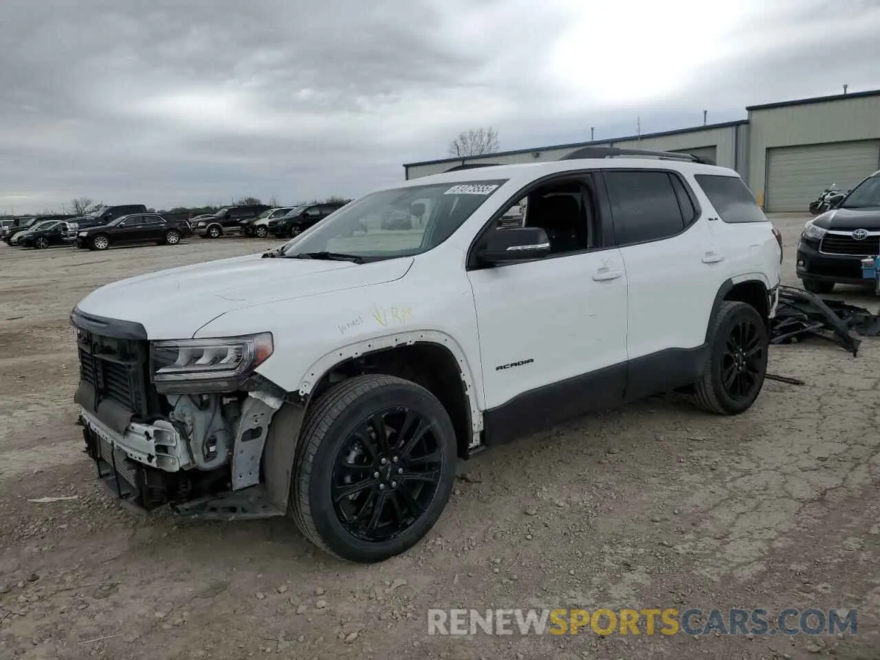 1 Photograph of a damaged car 1GKKNKL40NZ119257 GMC ACADIA 2022