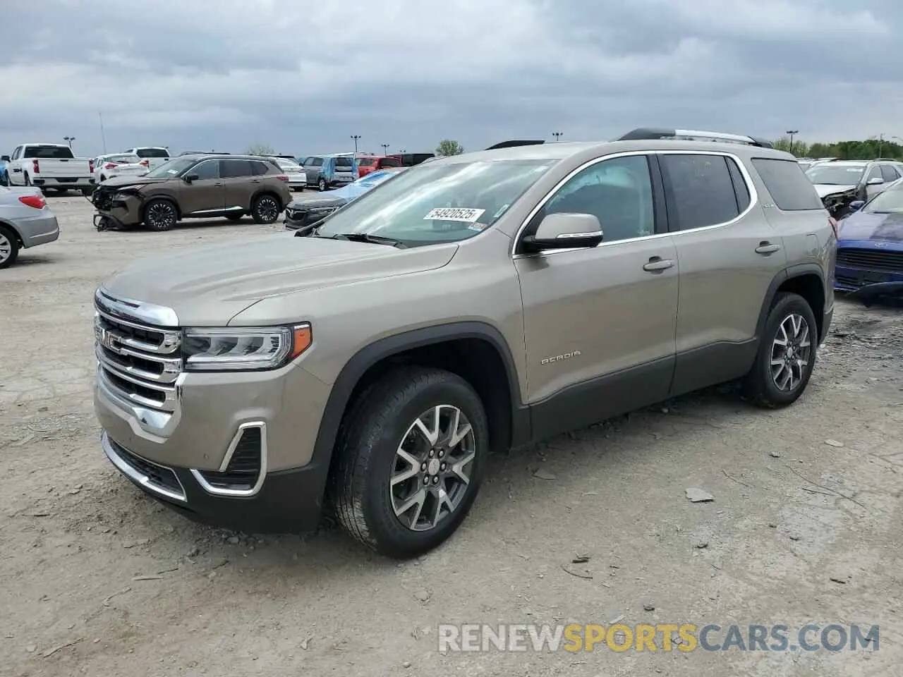 1 Photograph of a damaged car 1GKKNKL47NZ158279 GMC ACADIA 2022