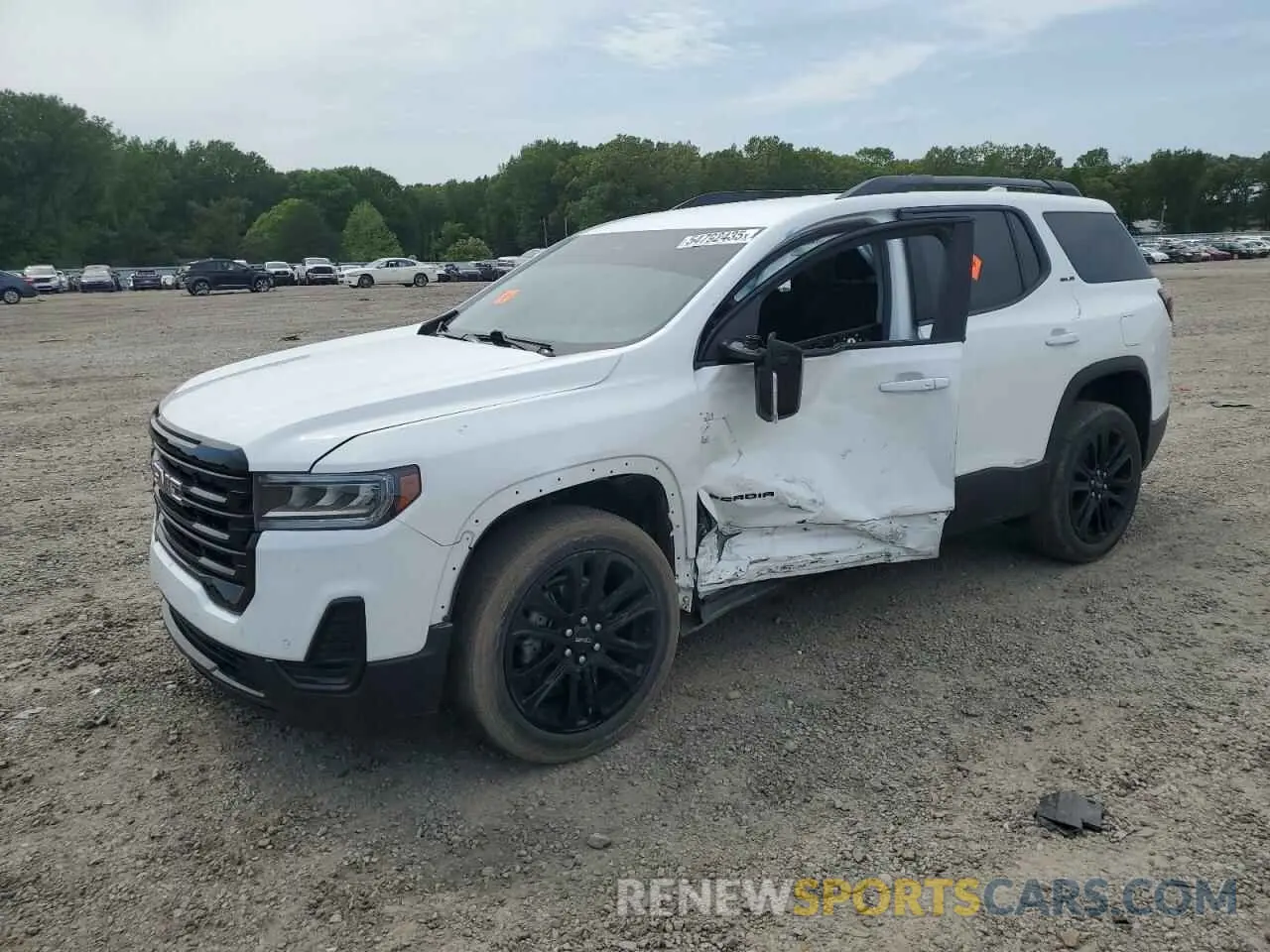 1 Photograph of a damaged car 1GKKNKL49NZ147252 GMC ACADIA 2022