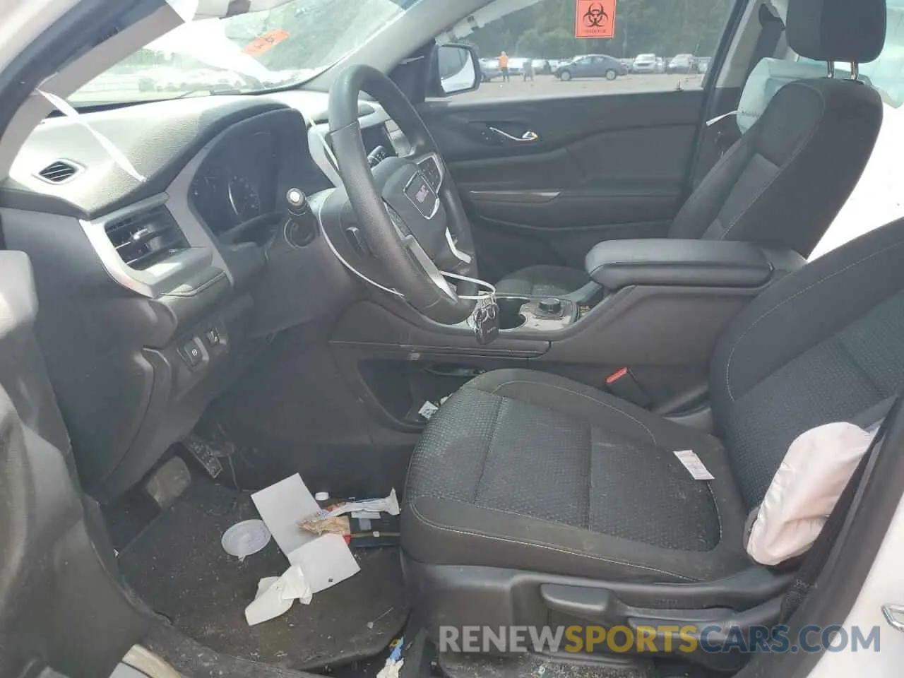7 Photograph of a damaged car 1GKKNKL49NZ147252 GMC ACADIA 2022