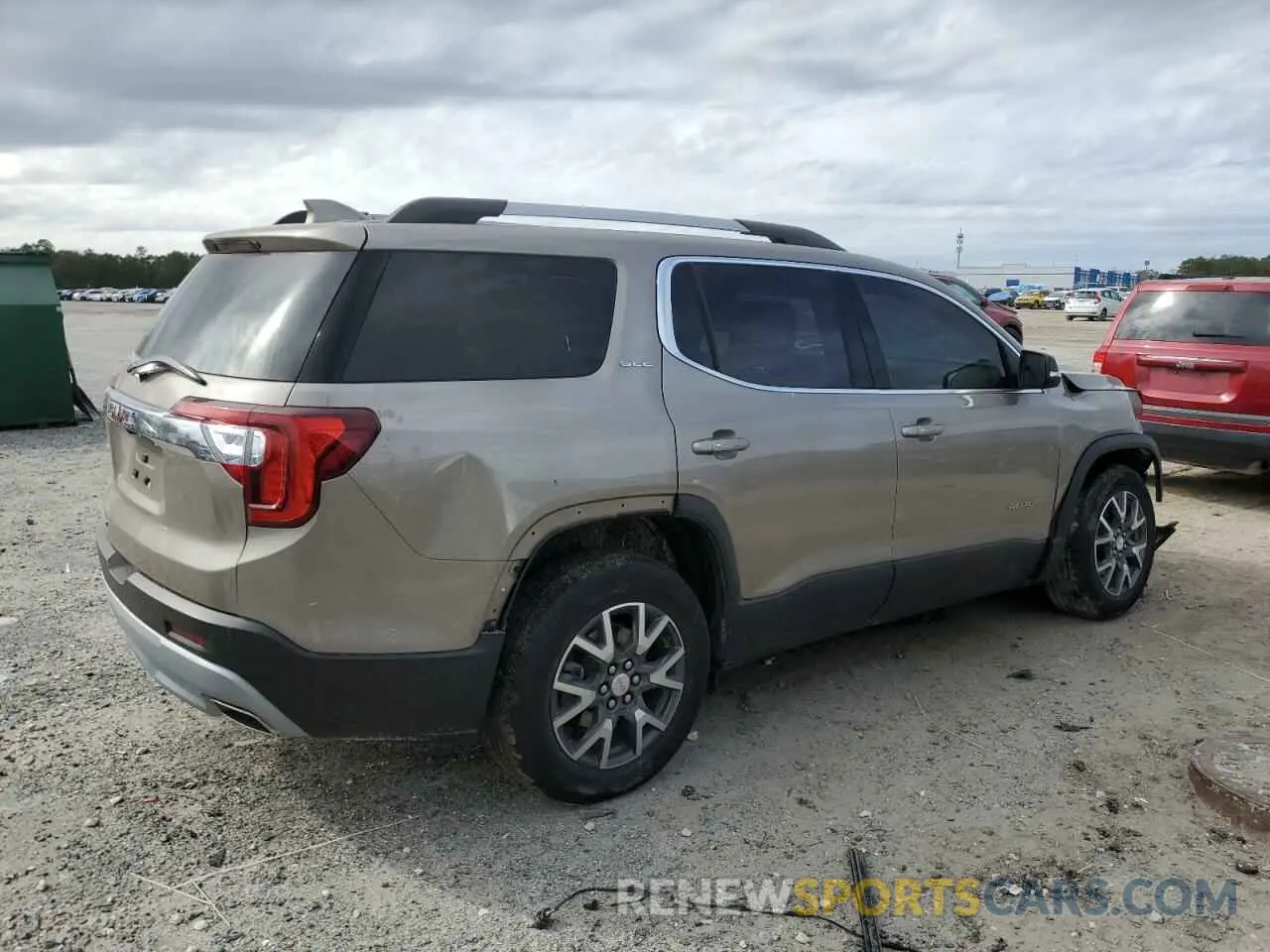 3 Photograph of a damaged car 1GKKNKL49NZ173494 GMC ACADIA 2022