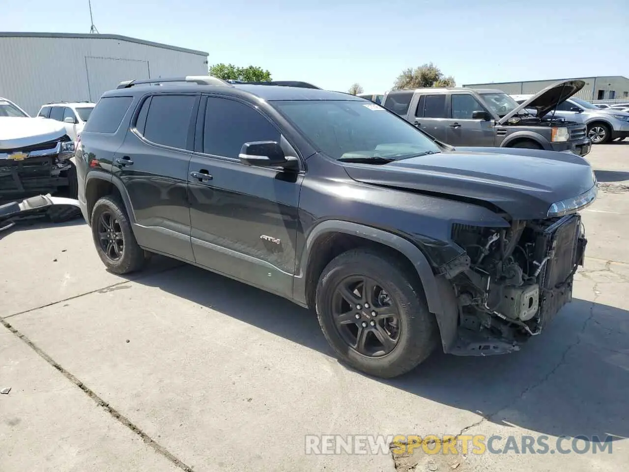4 Photograph of a damaged car 1GKKNLLS3NZ103459 GMC ACADIA 2022