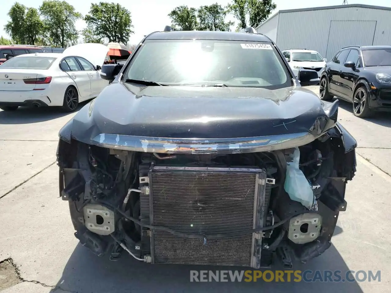 5 Photograph of a damaged car 1GKKNLLS3NZ103459 GMC ACADIA 2022