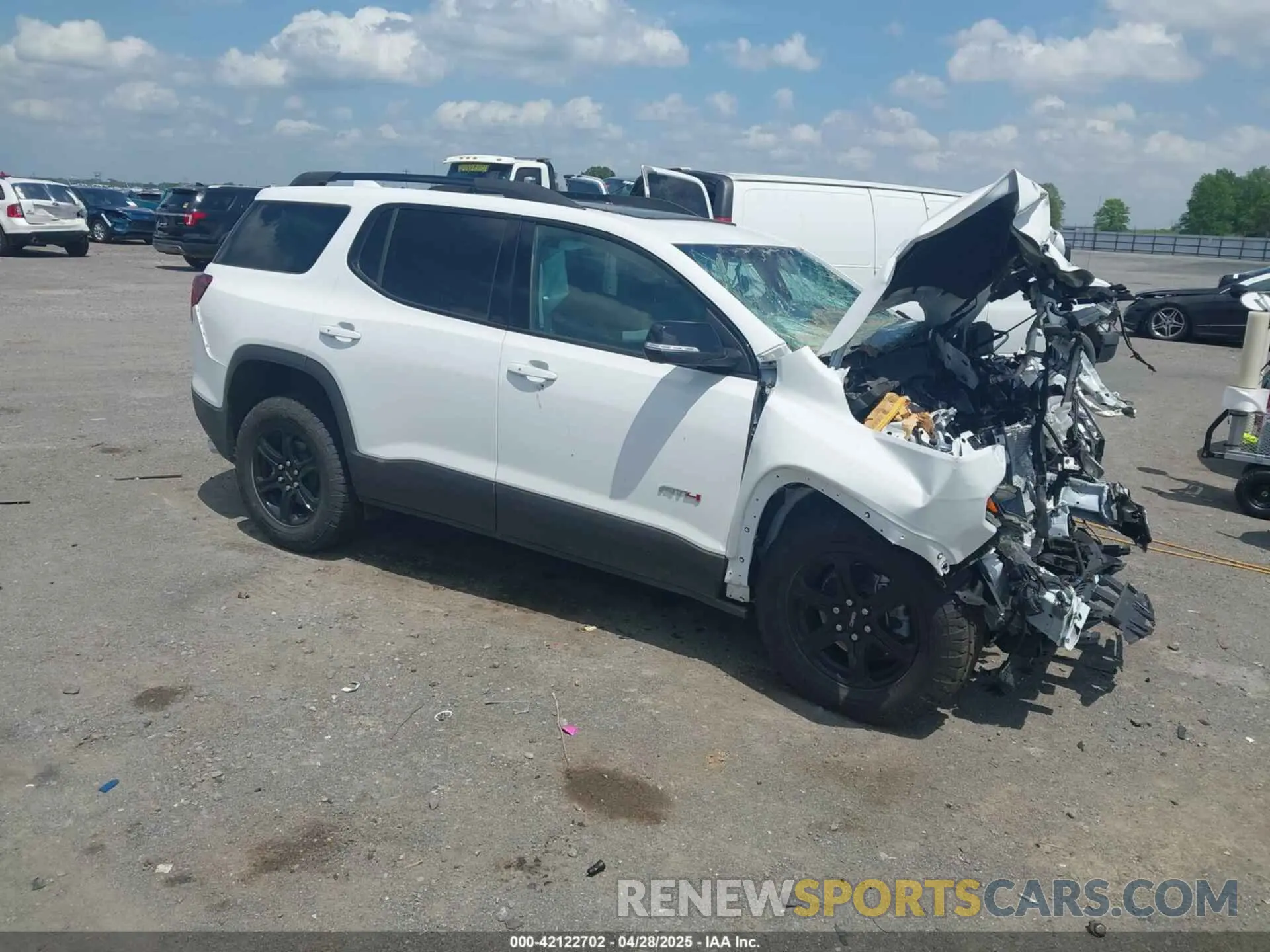 1 Photograph of a damaged car 1GKKNLLS6NZ159914 GMC ACADIA 2022