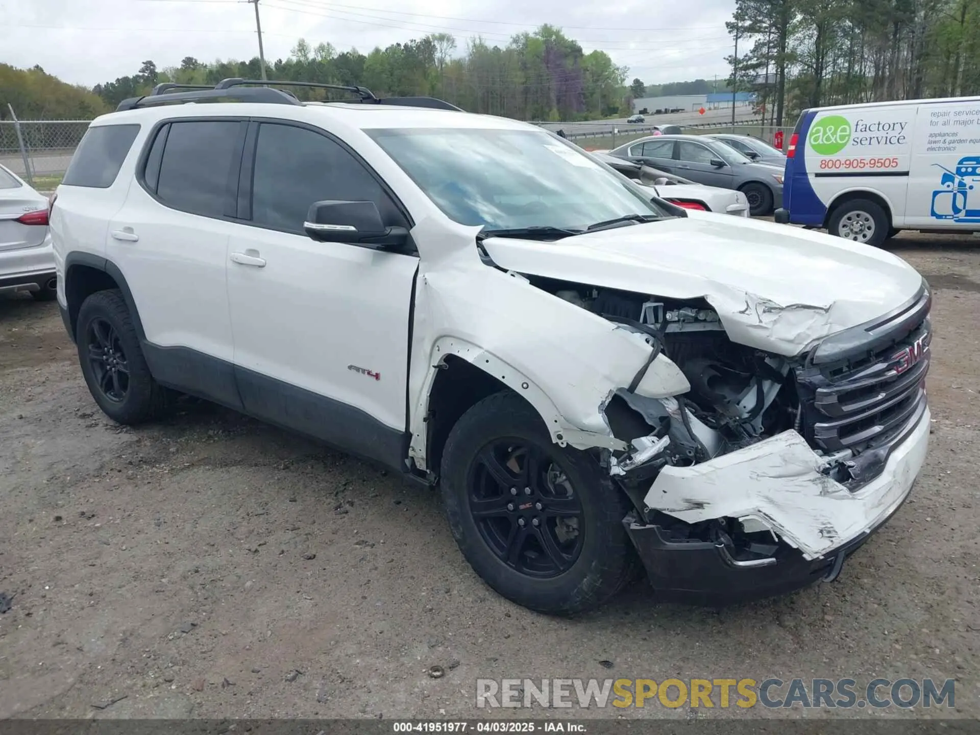1 Photograph of a damaged car 1GKKNLLS7NZ144869 GMC ACADIA 2022
