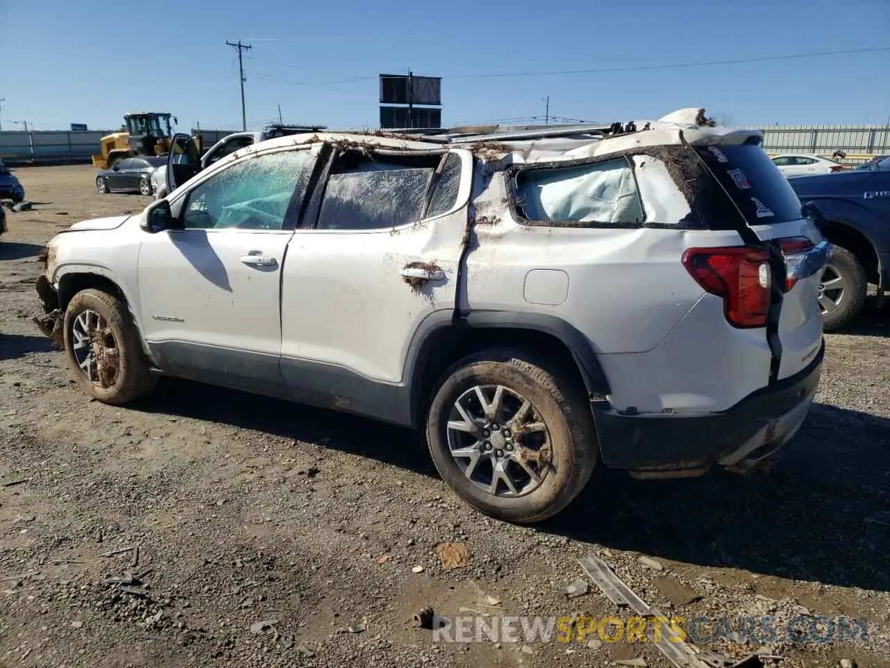 2 Photograph of a damaged car 1GKKNML49NZ181042 GMC ACADIA 2022