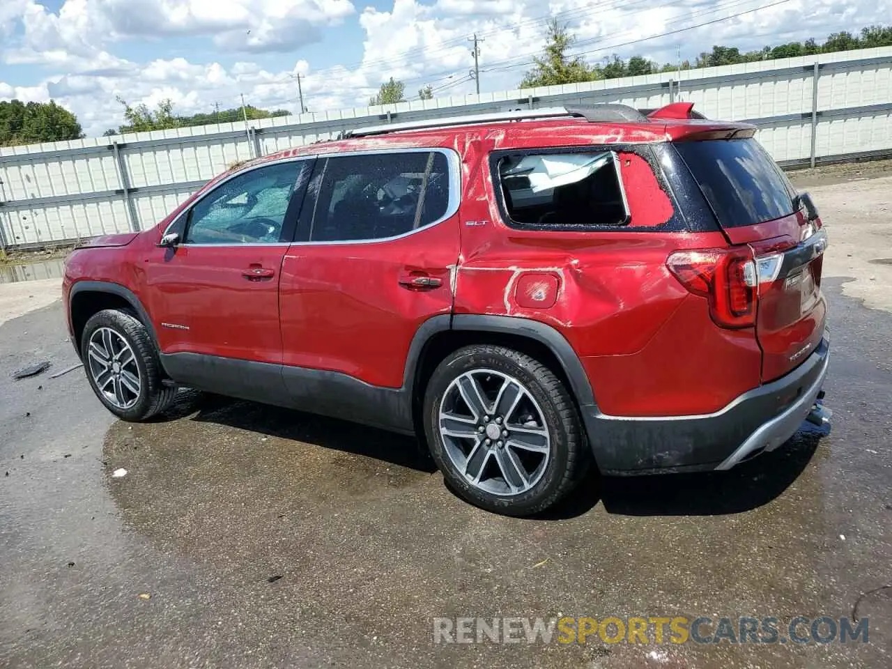 2 Photograph of a damaged car 1GKKNML4XNZ126874 GMC ACADIA 2022