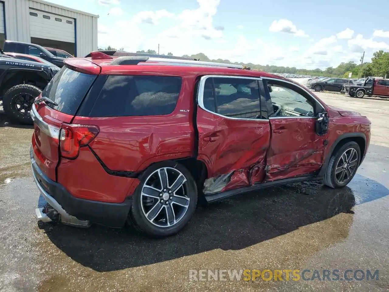 3 Photograph of a damaged car 1GKKNML4XNZ126874 GMC ACADIA 2022