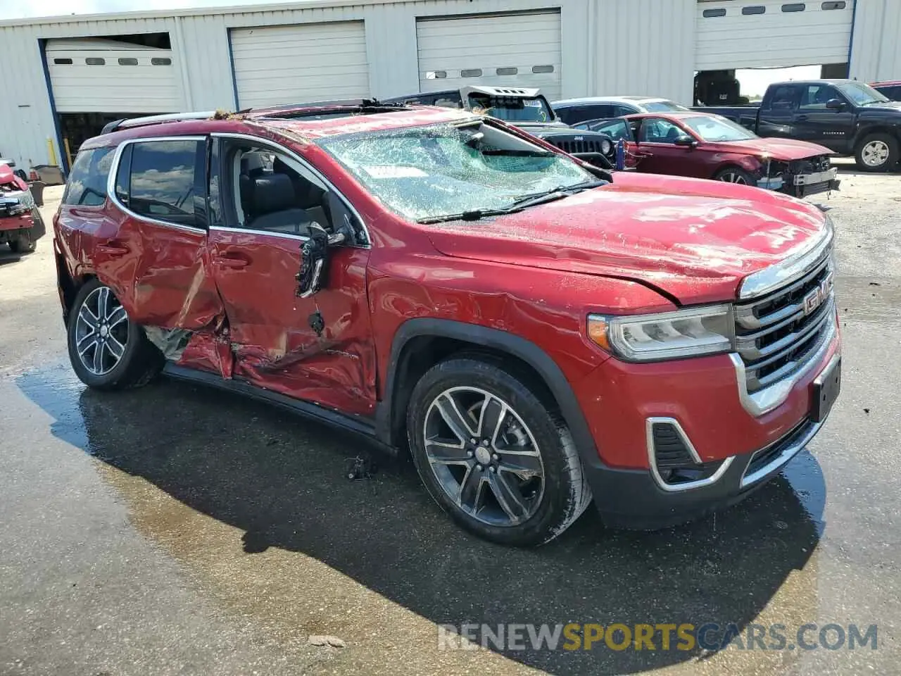 4 Photograph of a damaged car 1GKKNML4XNZ126874 GMC ACADIA 2022