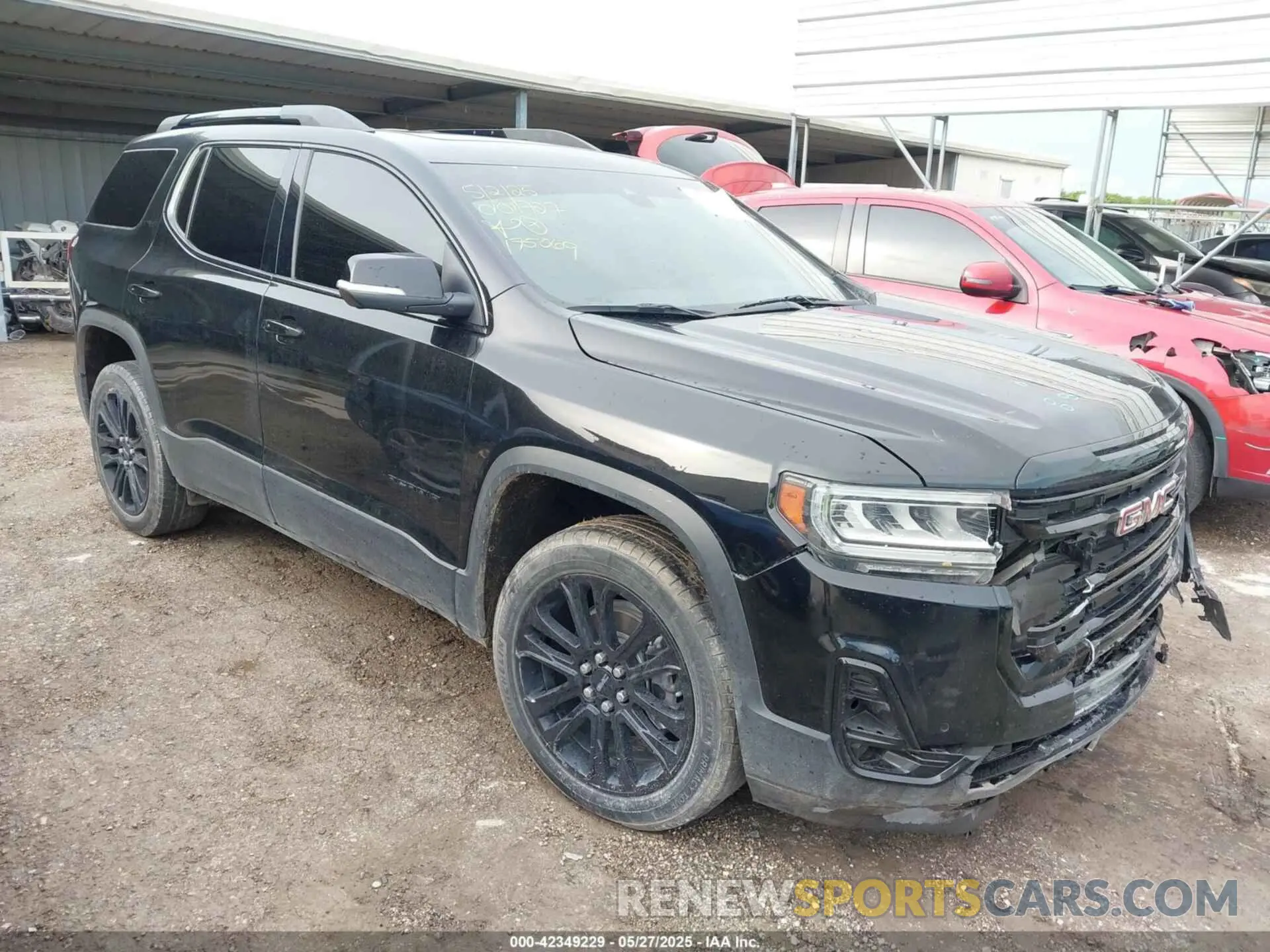 1 Photograph of a damaged car 1GKKNMLS1NZ175069 GMC ACADIA 2022