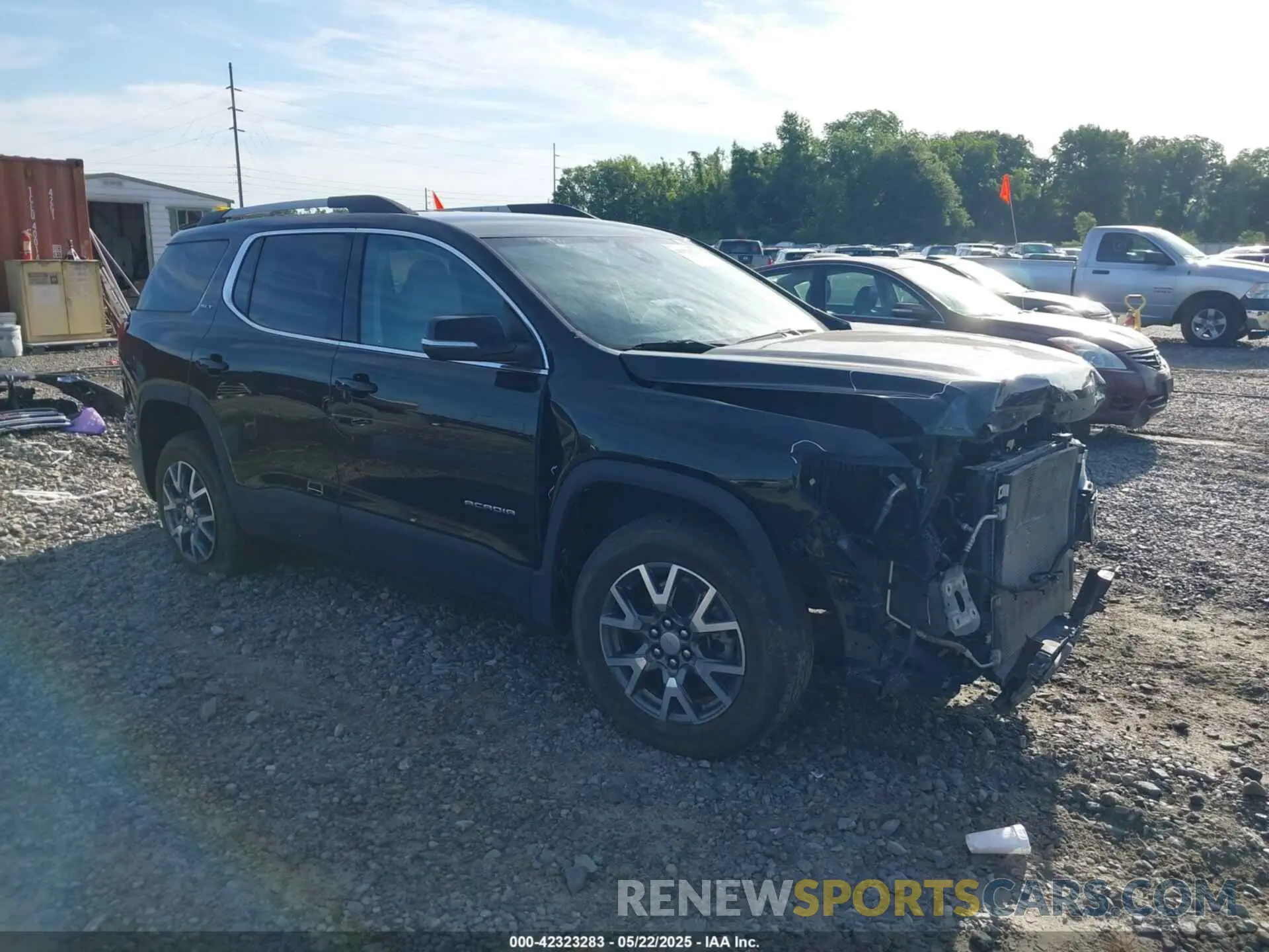 1 Photograph of a damaged car 1GKKNMLS3NZ160962 GMC ACADIA 2022